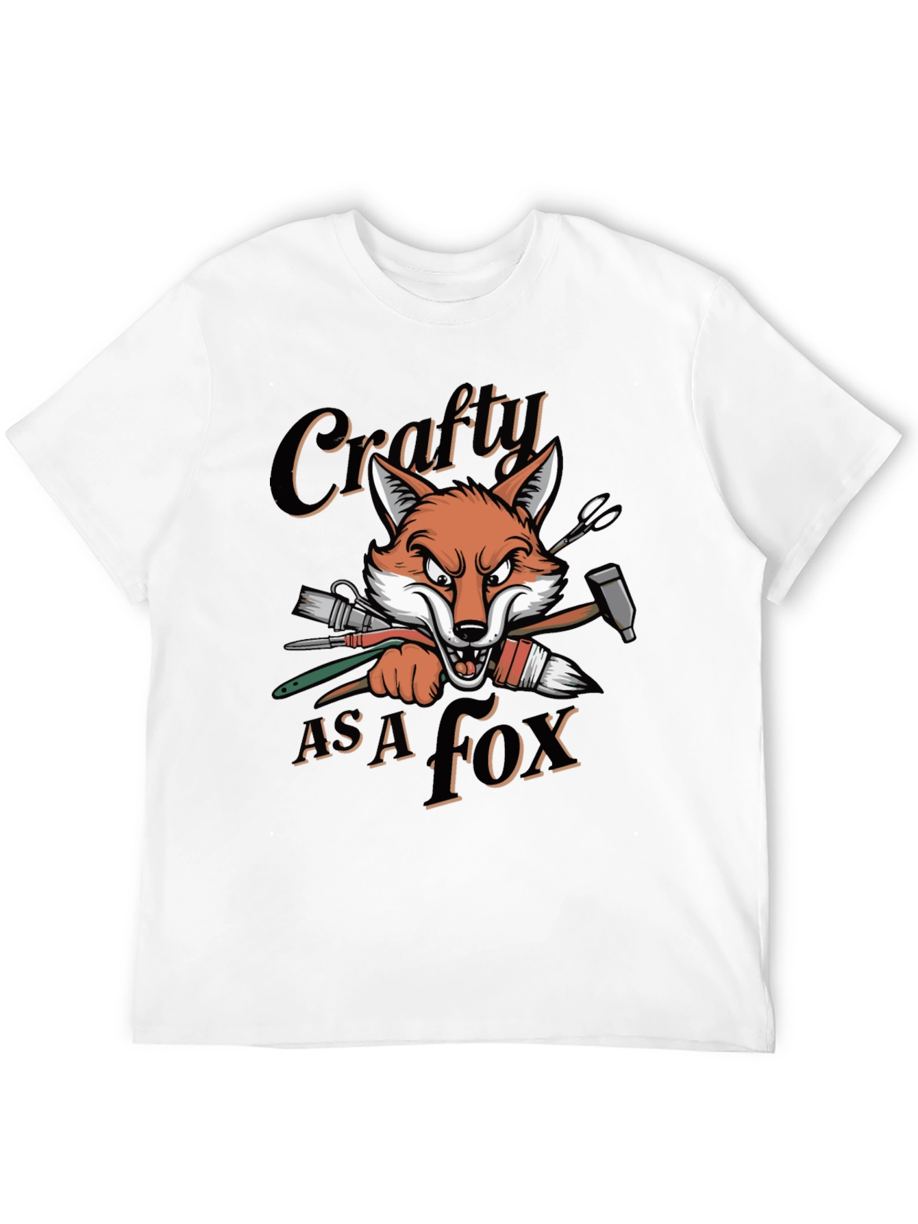 Crafty As A Fox Graphic T-Shirt