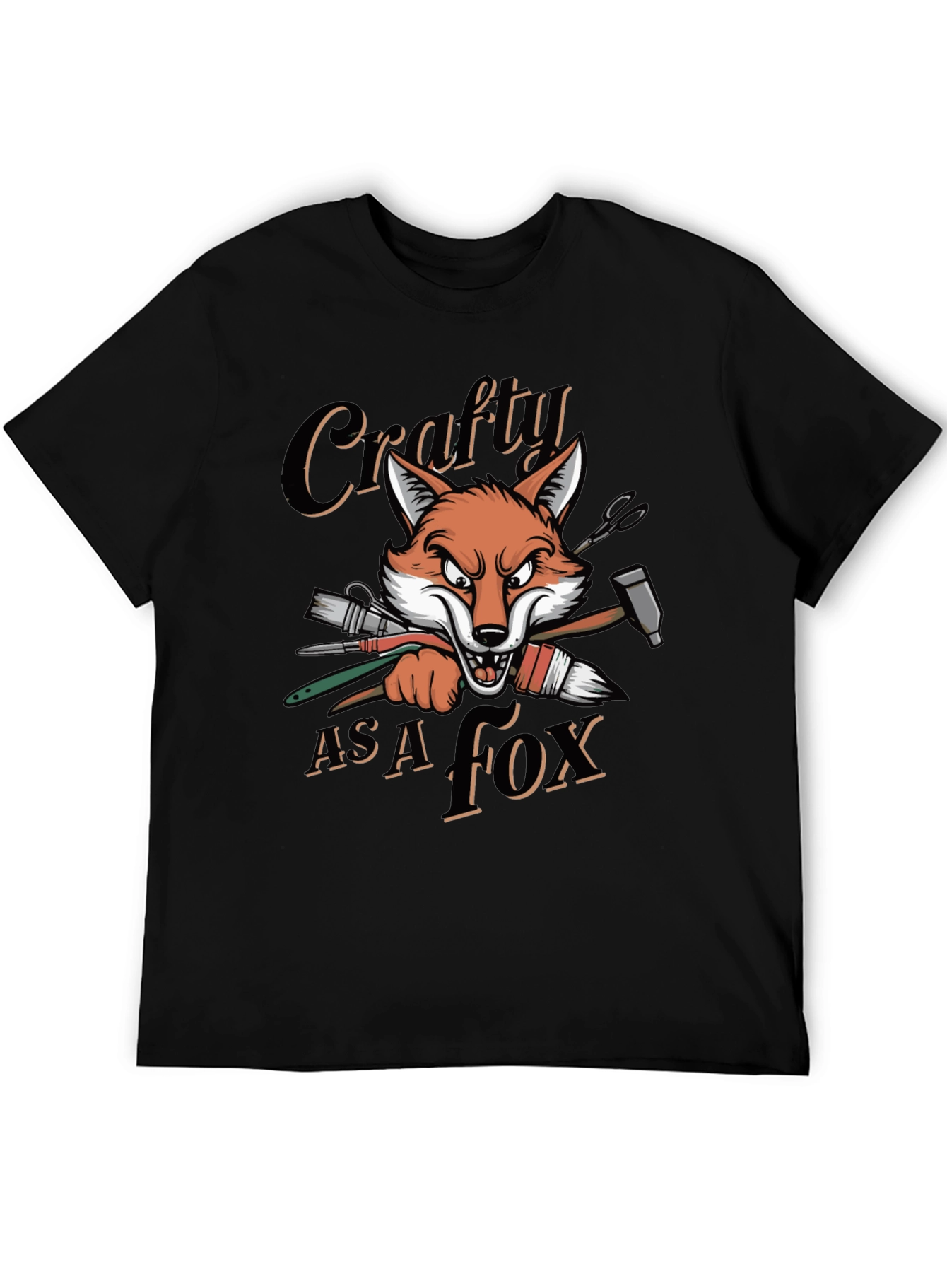 Crafty As A Fox Graphic T-Shirt