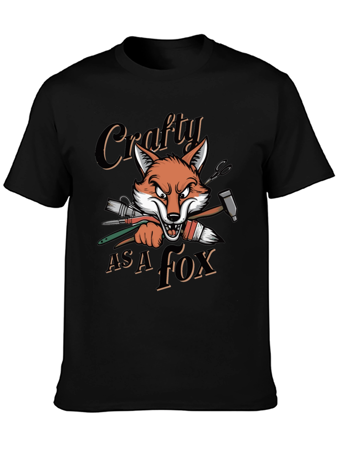 Crafty As A Fox Graphic T-Shirt