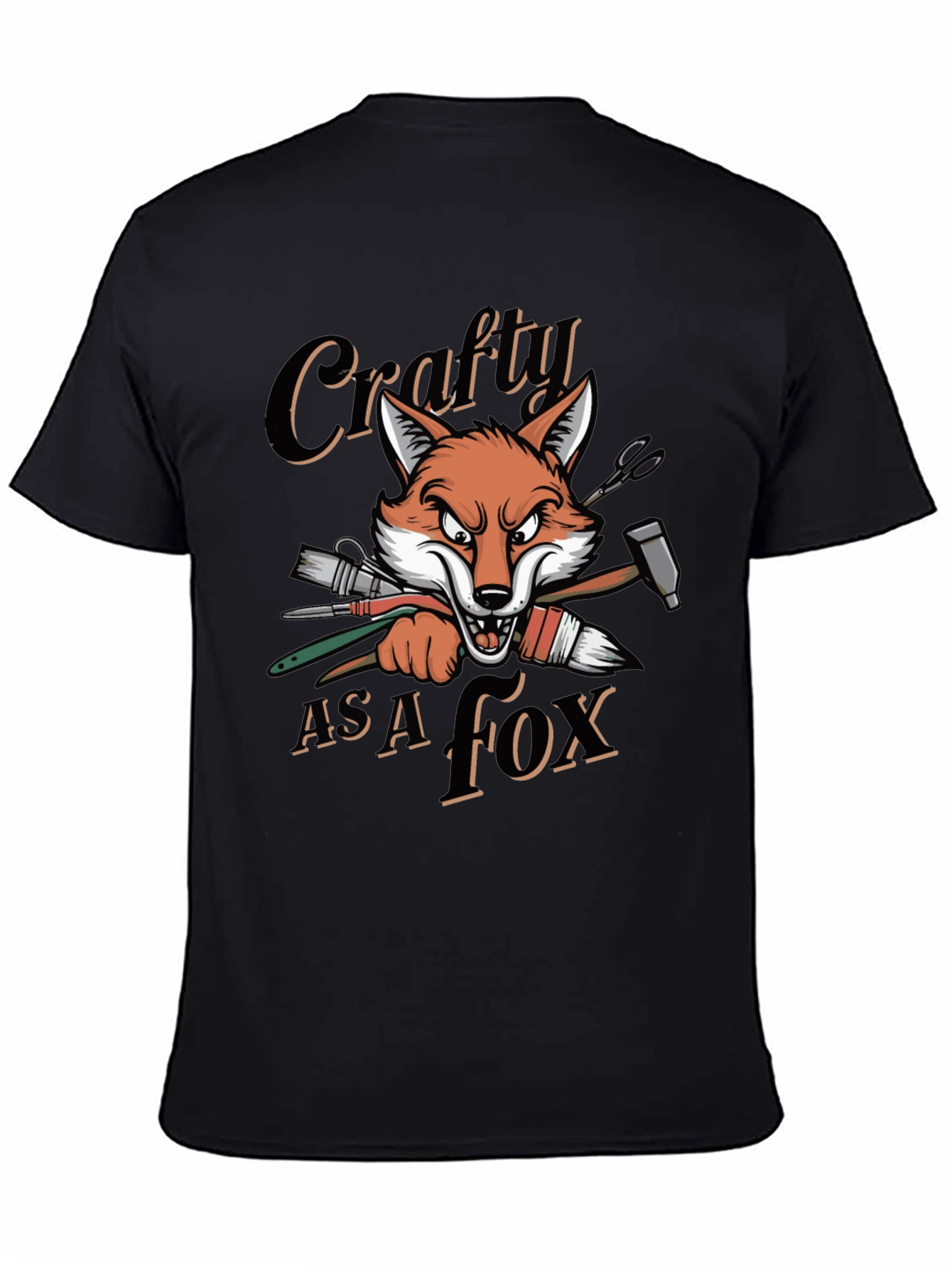 Crafty As A Fox Graphic T-Shirt