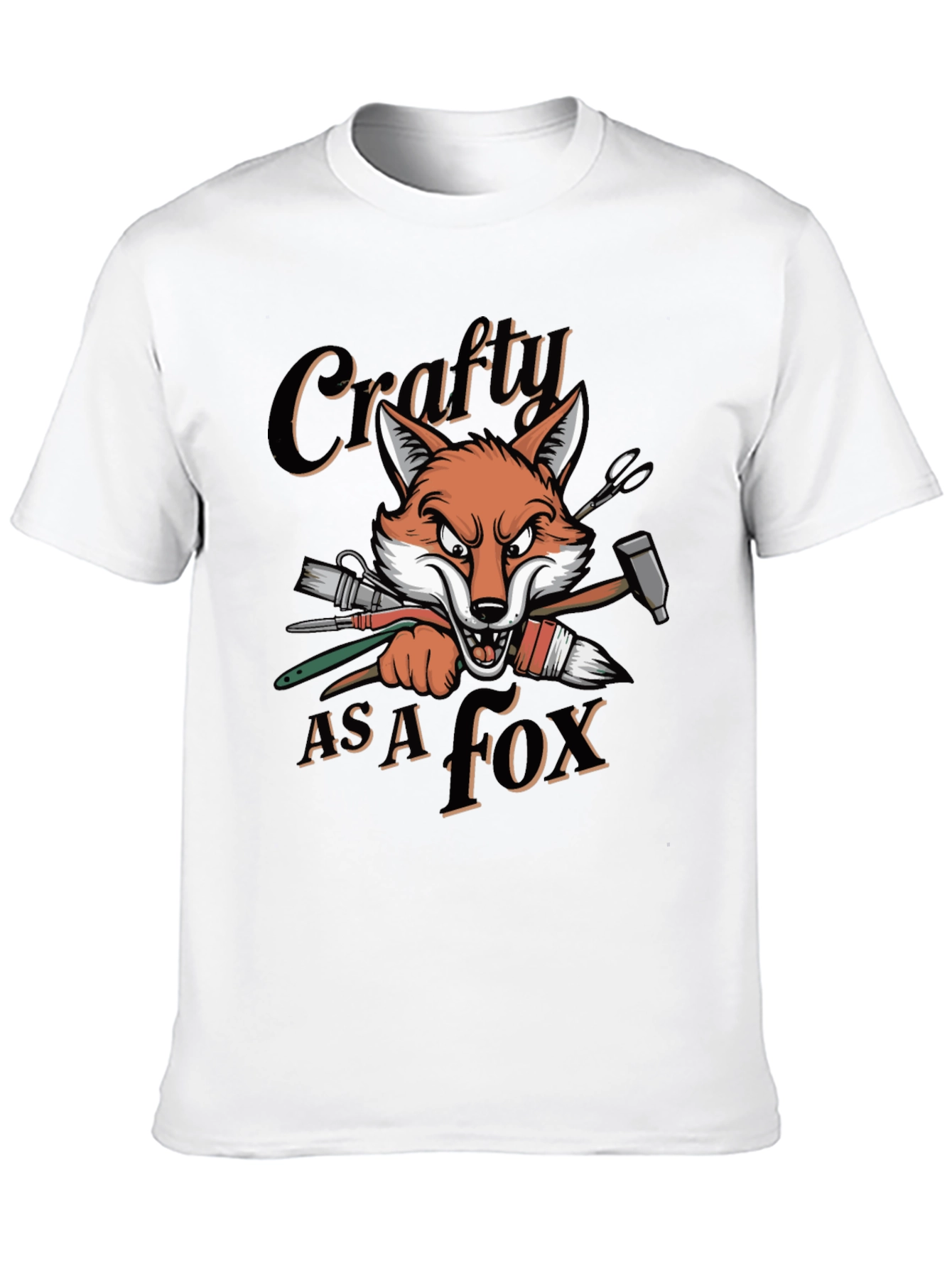 Crafty As A Fox Graphic T-Shirt
