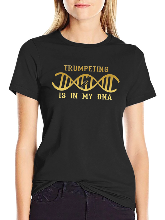 Trumpeting DNA Graphic T-Shirt - Musician Tee
