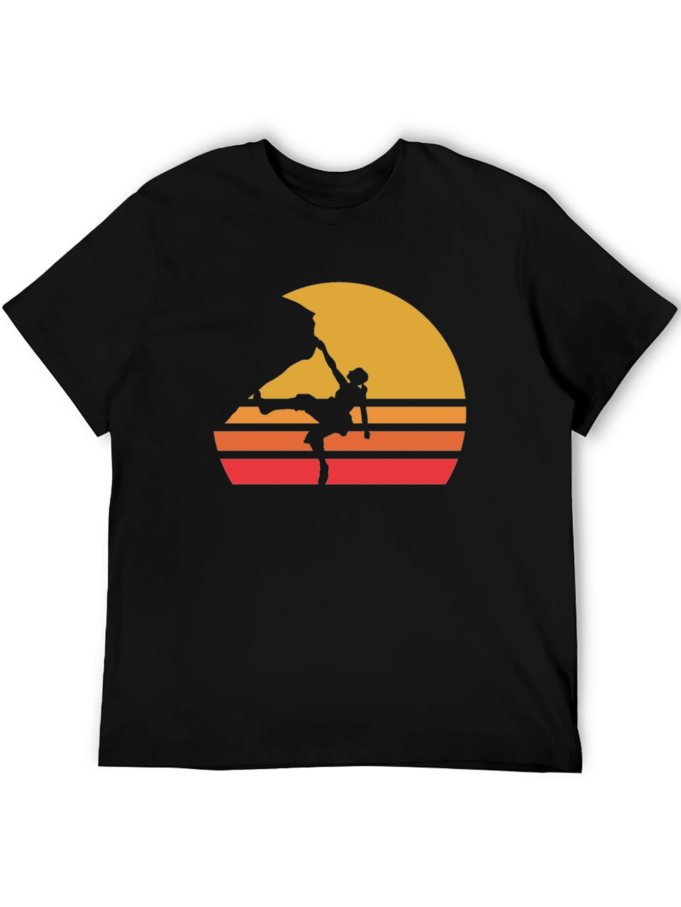 Retro Climbing Sunset Graphic Tee