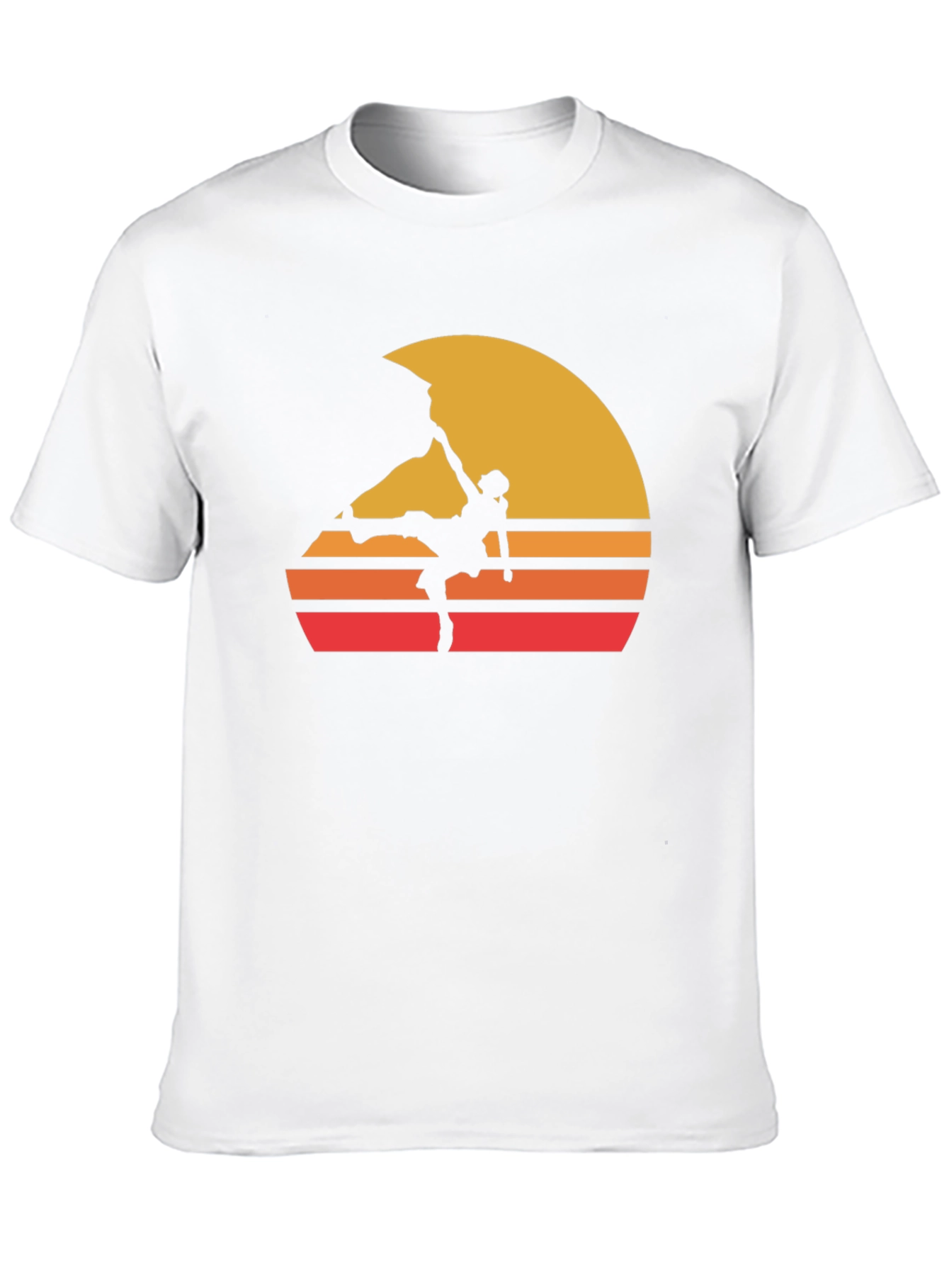 Retro Climbing Sunset Graphic Tee