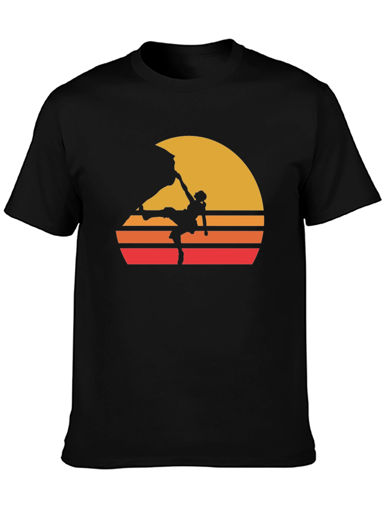 Retro Climbing Sunset Graphic Tee