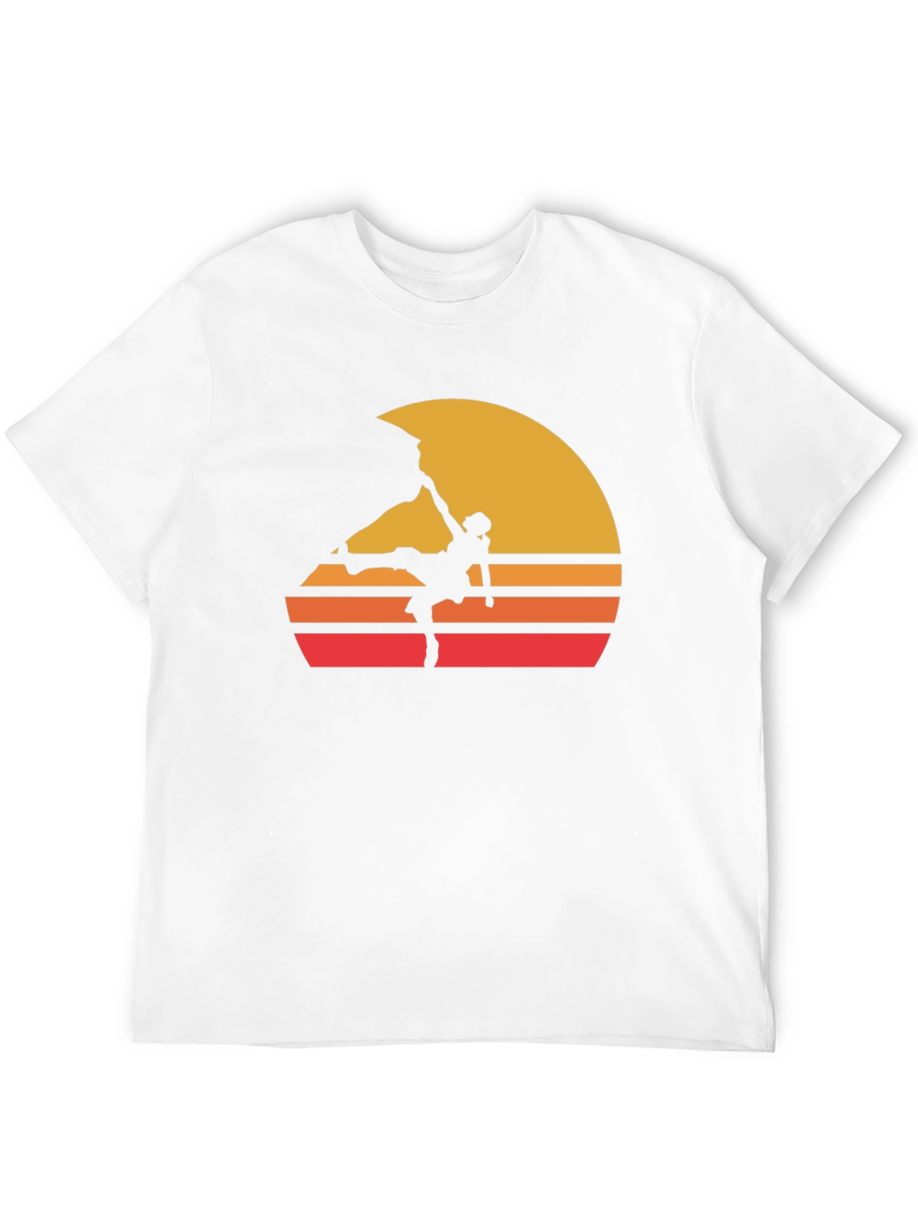 Retro Climbing Sunset Graphic Tee