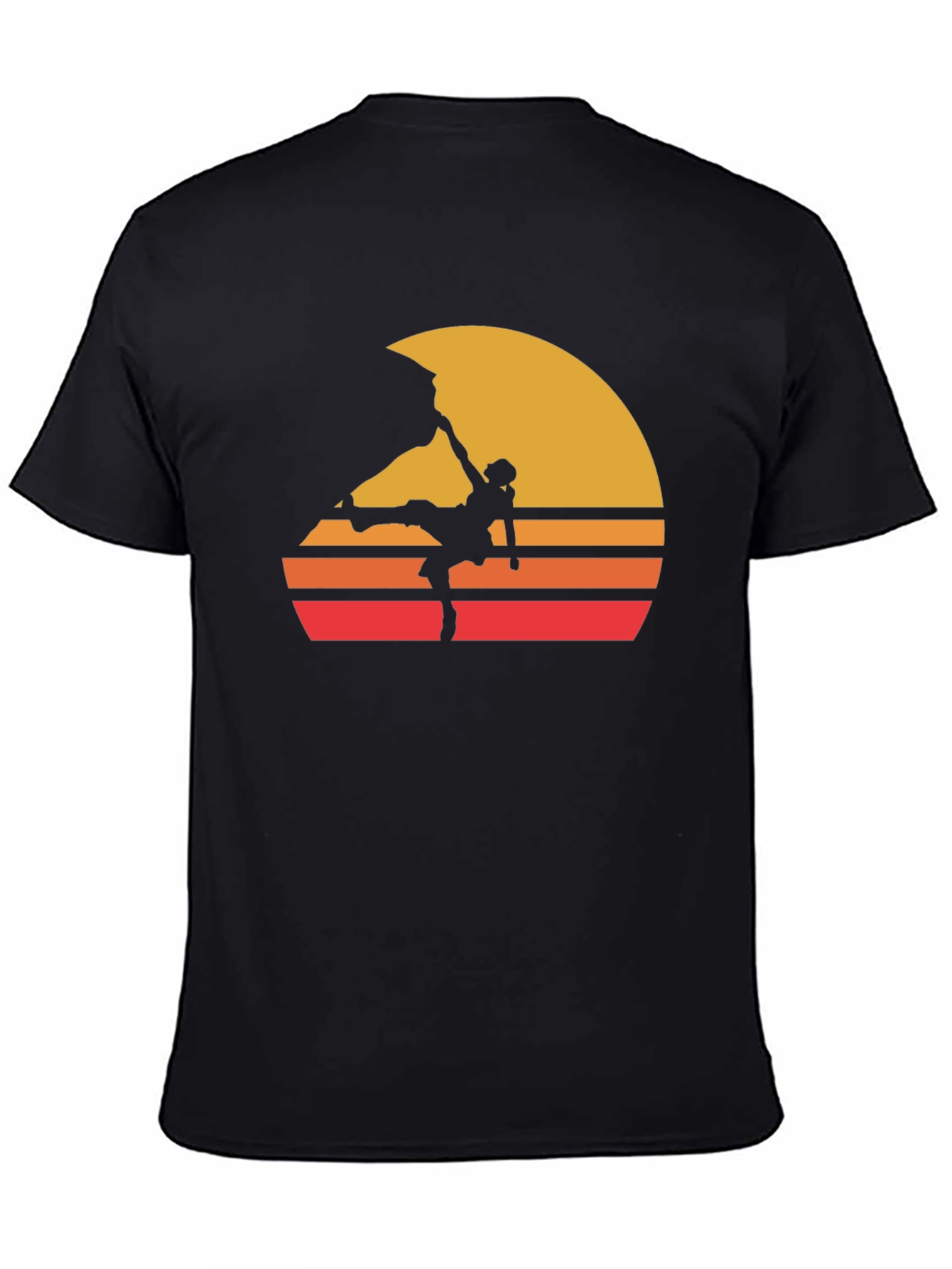 Retro Climbing Sunset Graphic Tee