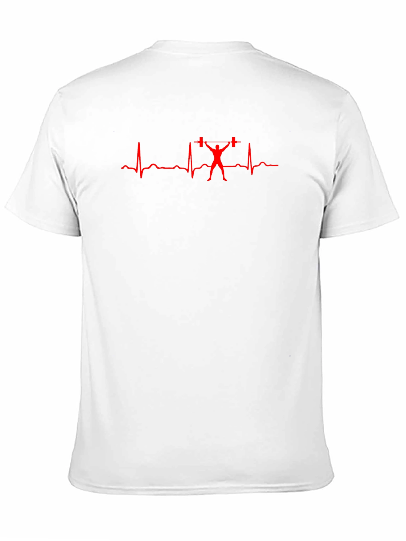 Weightlifting Heartbeat T-Shirt - Black