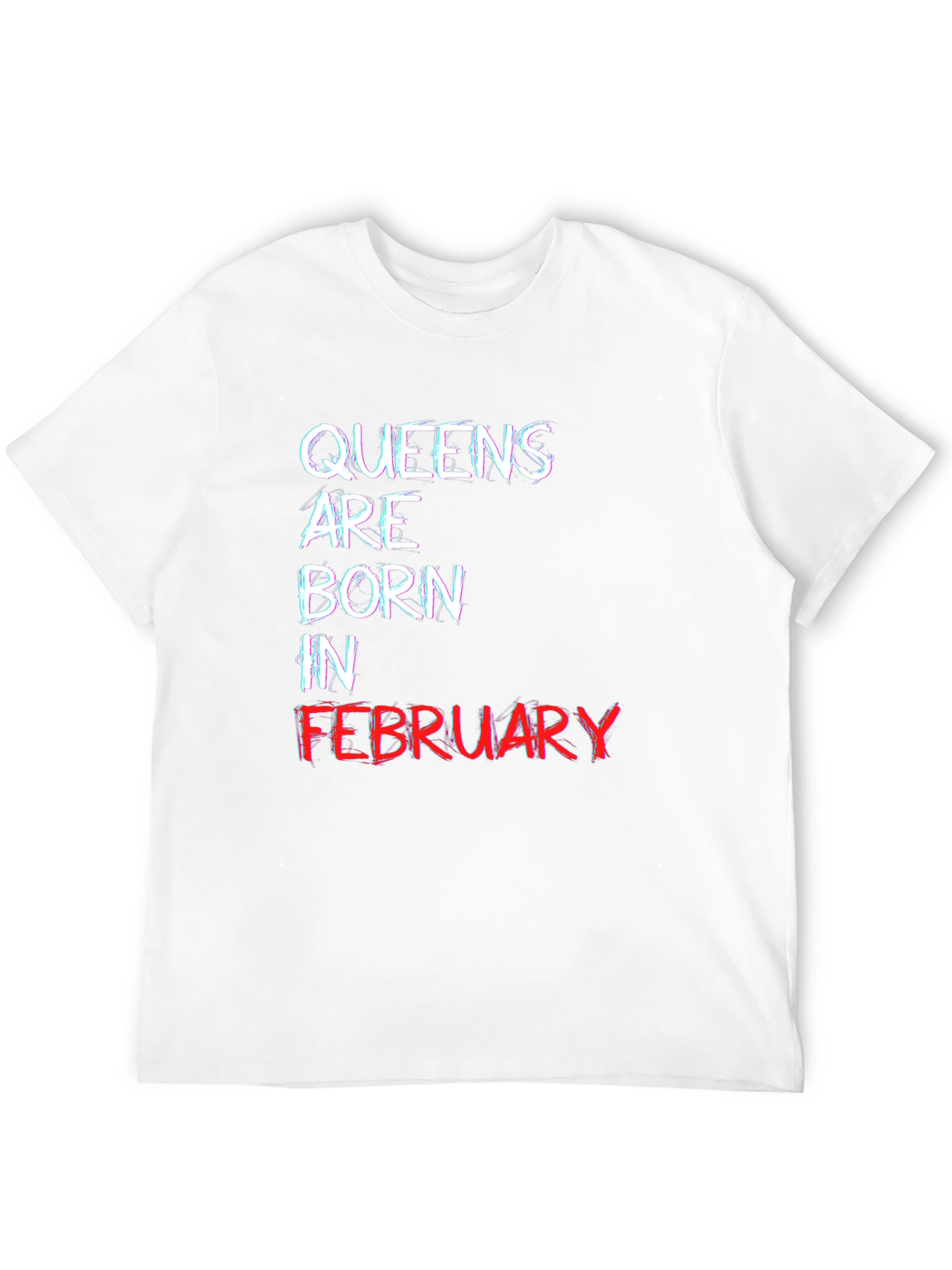 Queens Born in February Black T-Shirt