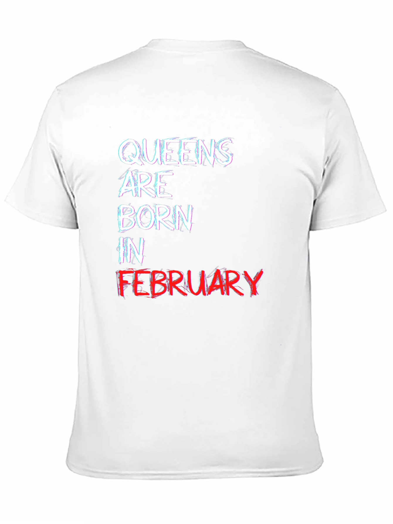 Queens Born in February Black T-Shirt