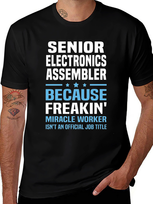 Senior Electronics Assembler Novelty T-Shirt