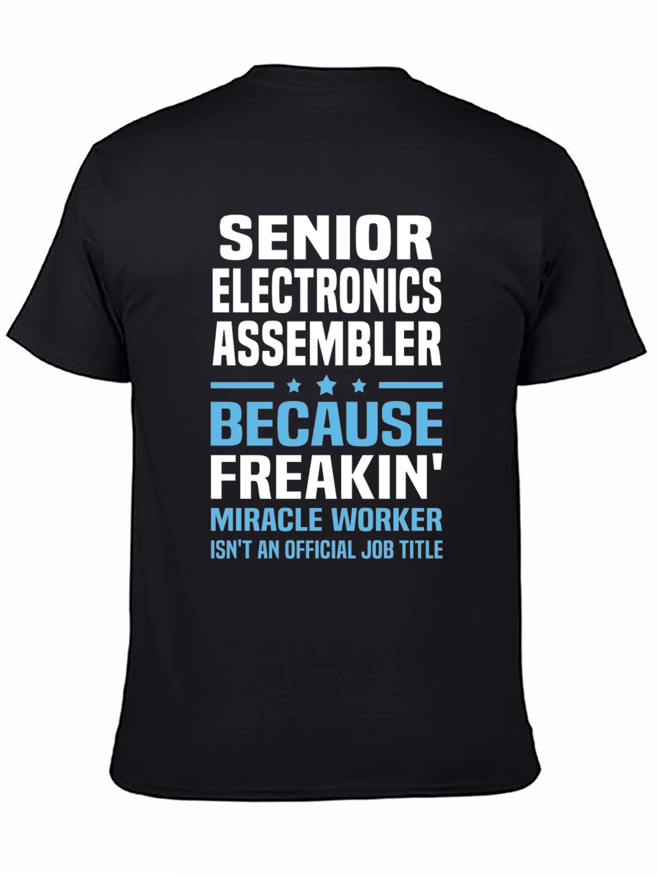 Senior Electronics Assembler Novelty T-Shirt