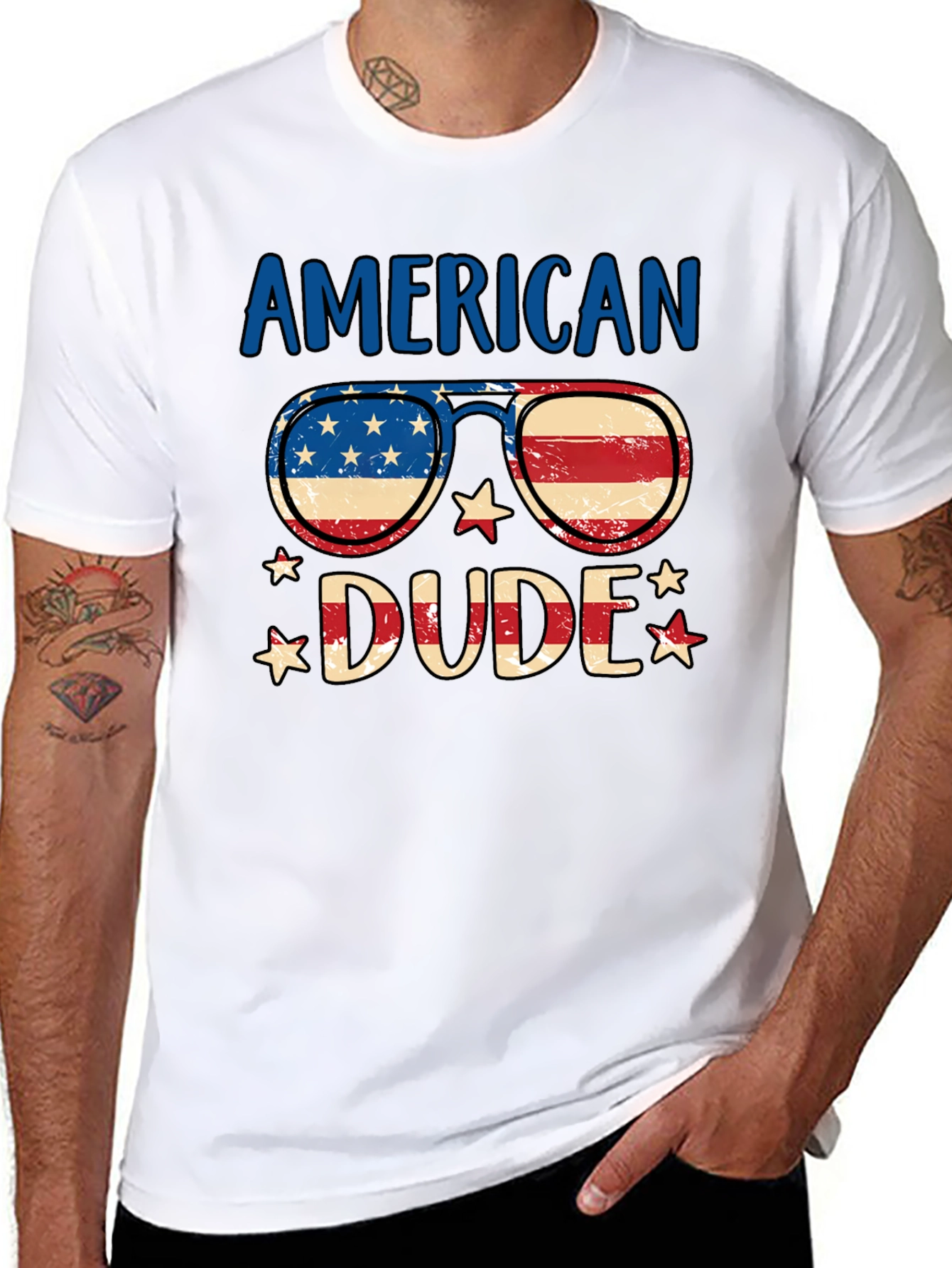 American Dude Patriotic T-Shirt