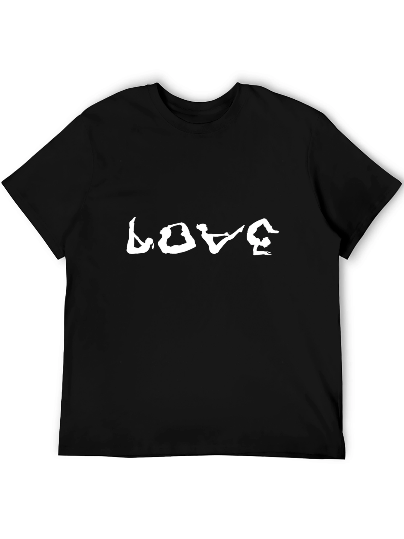 Yoga LOVE Graphic Tee - Black