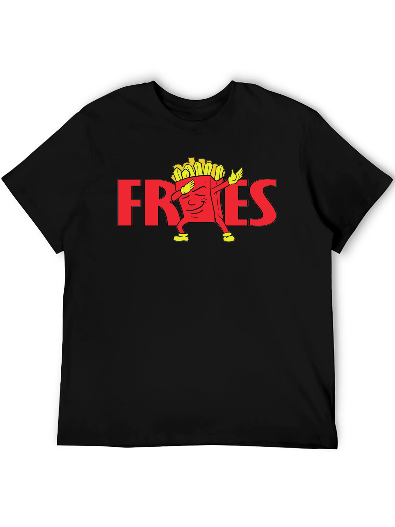 Funny Dabbing Fries Graphic T-Shirt