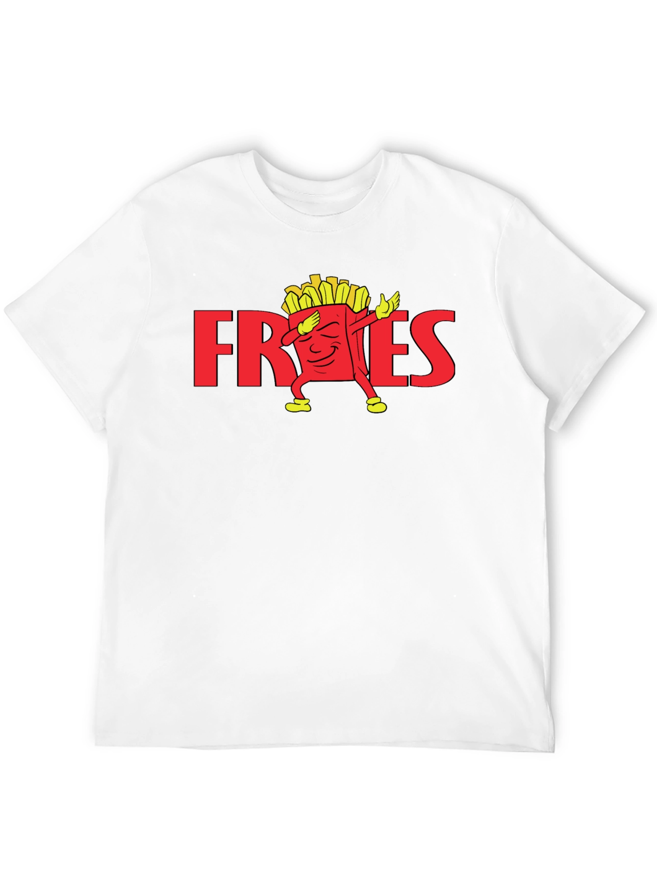 Funny Dabbing Fries Graphic T-Shirt
