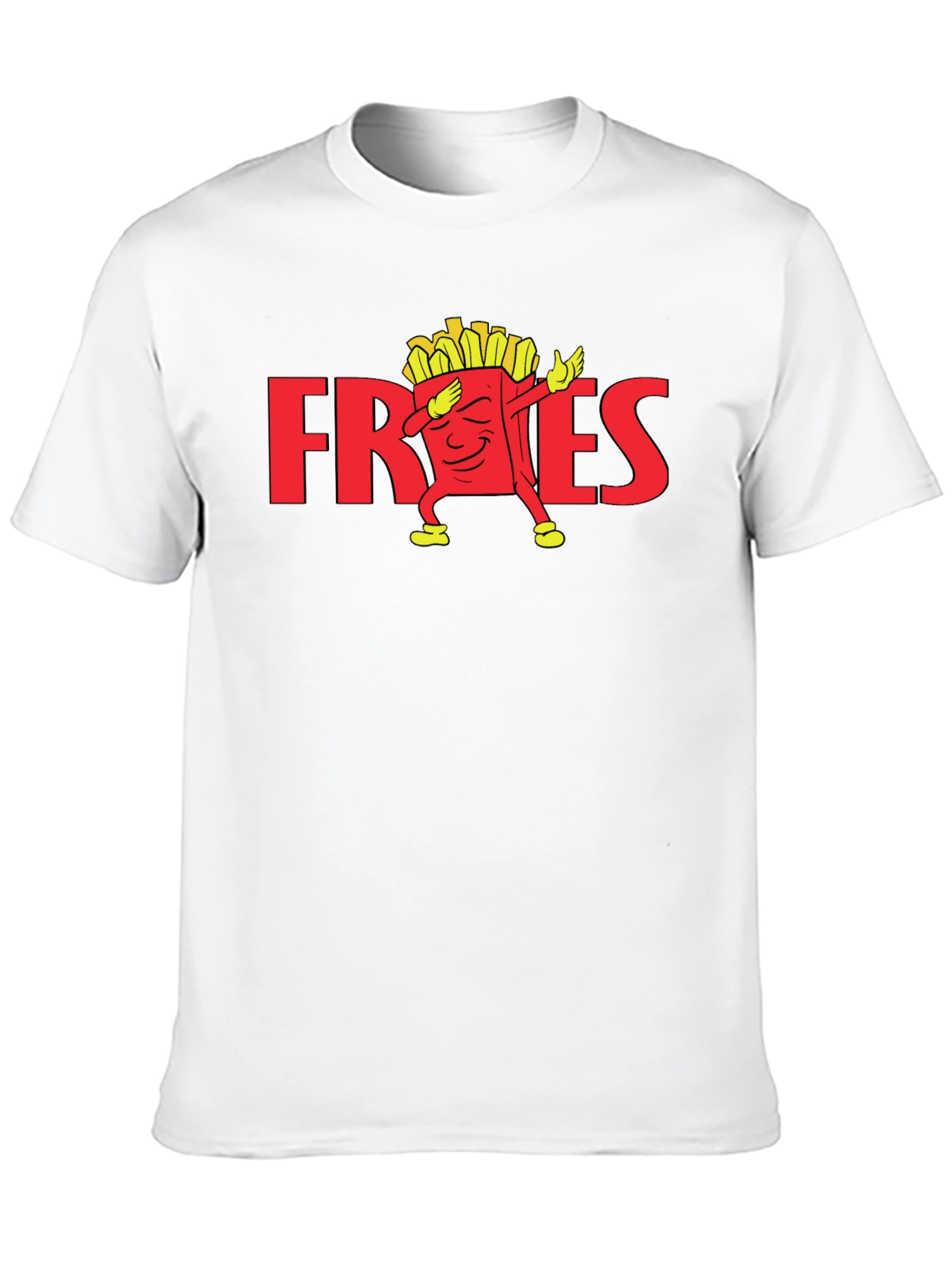 Funny Dabbing Fries Graphic T-Shirt