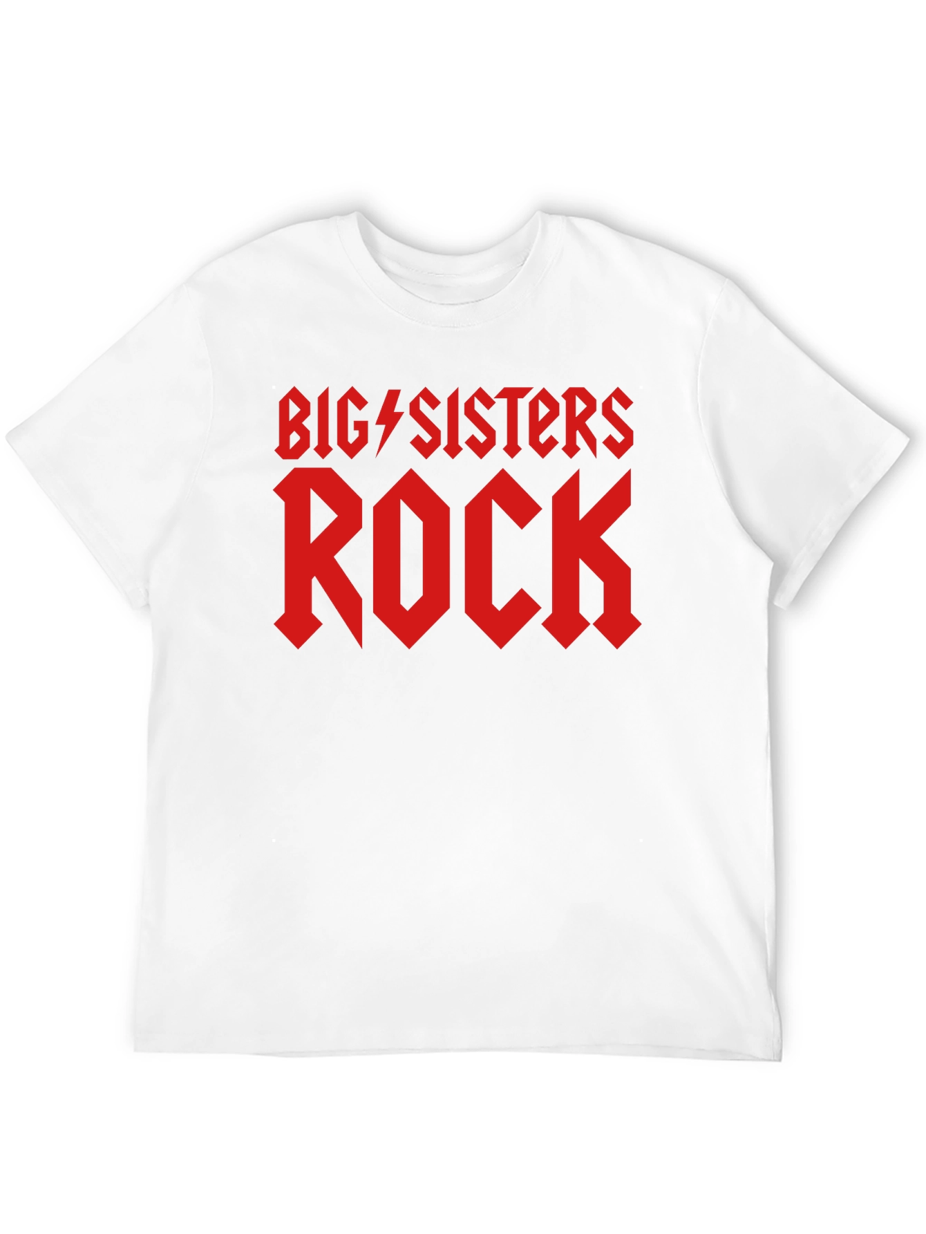 Big Sisters Rock Black T-Shirt