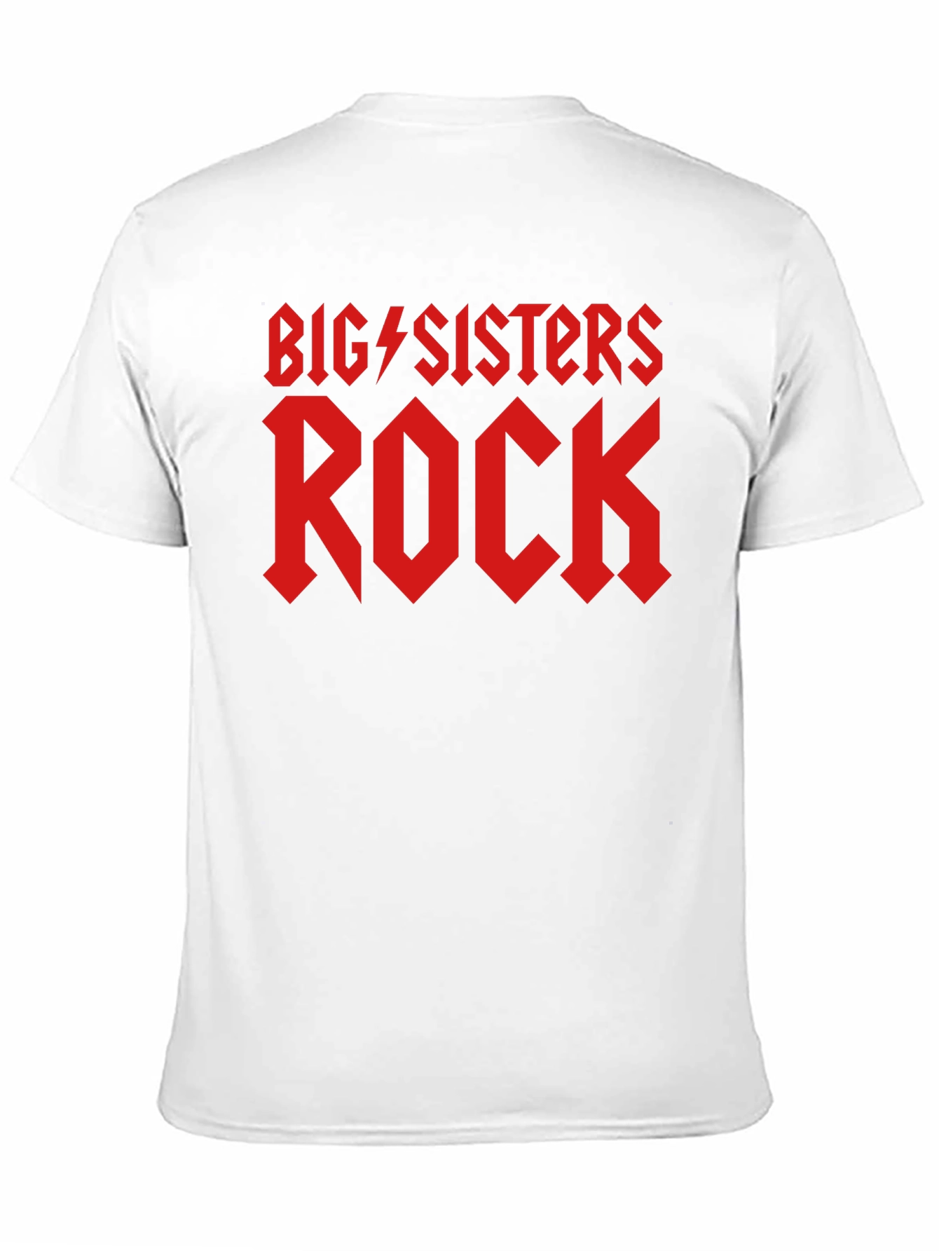 Big Sisters Rock Black T-Shirt