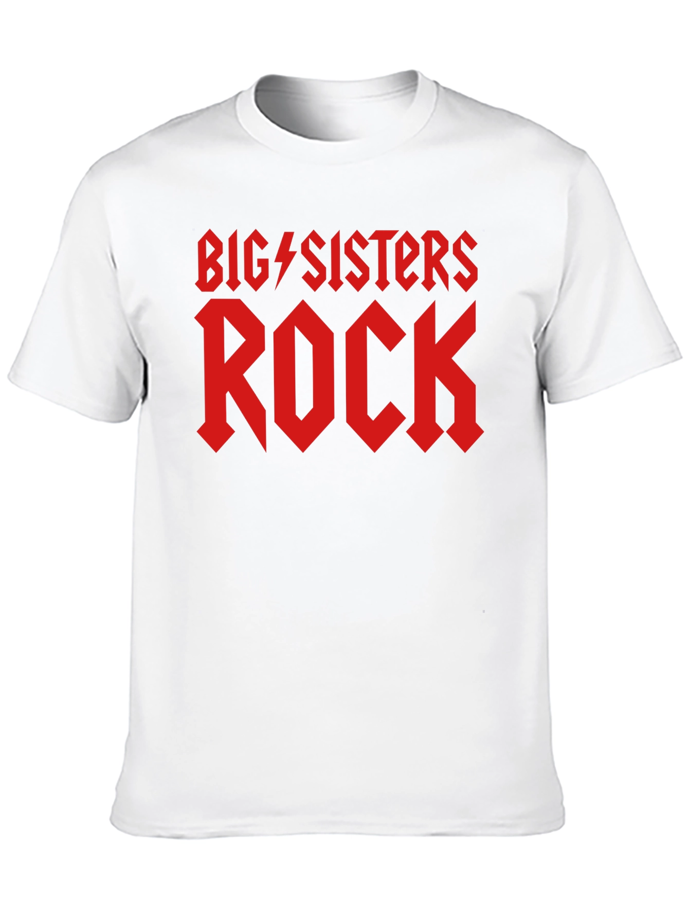Big Sisters Rock Black T-Shirt