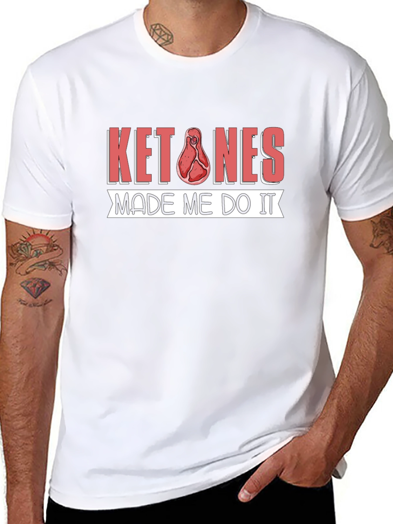 Ketones Made Me Do It T-Shirt Keto Diet Tee