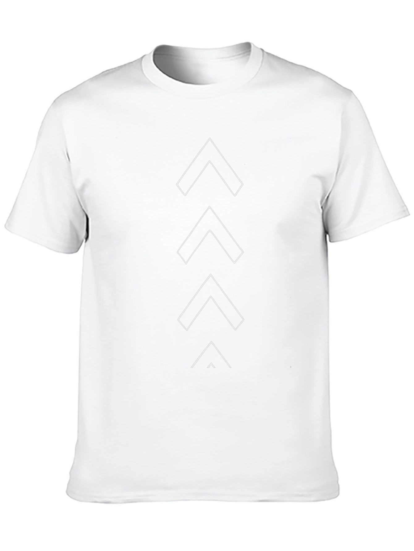 Minimalist Arrow Graphic Black T-Shirt