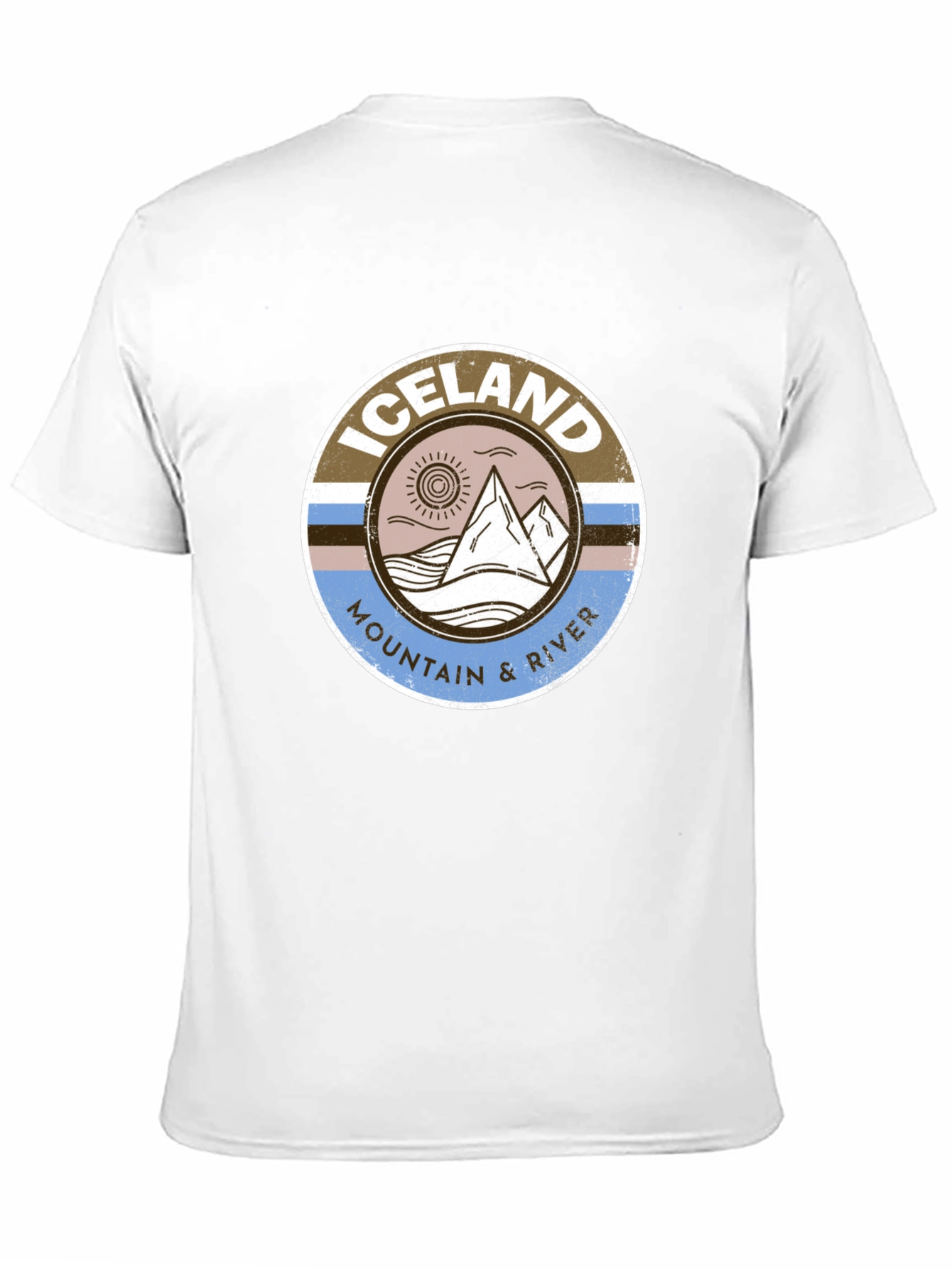 Iceland Mountain & River Graphic Tee