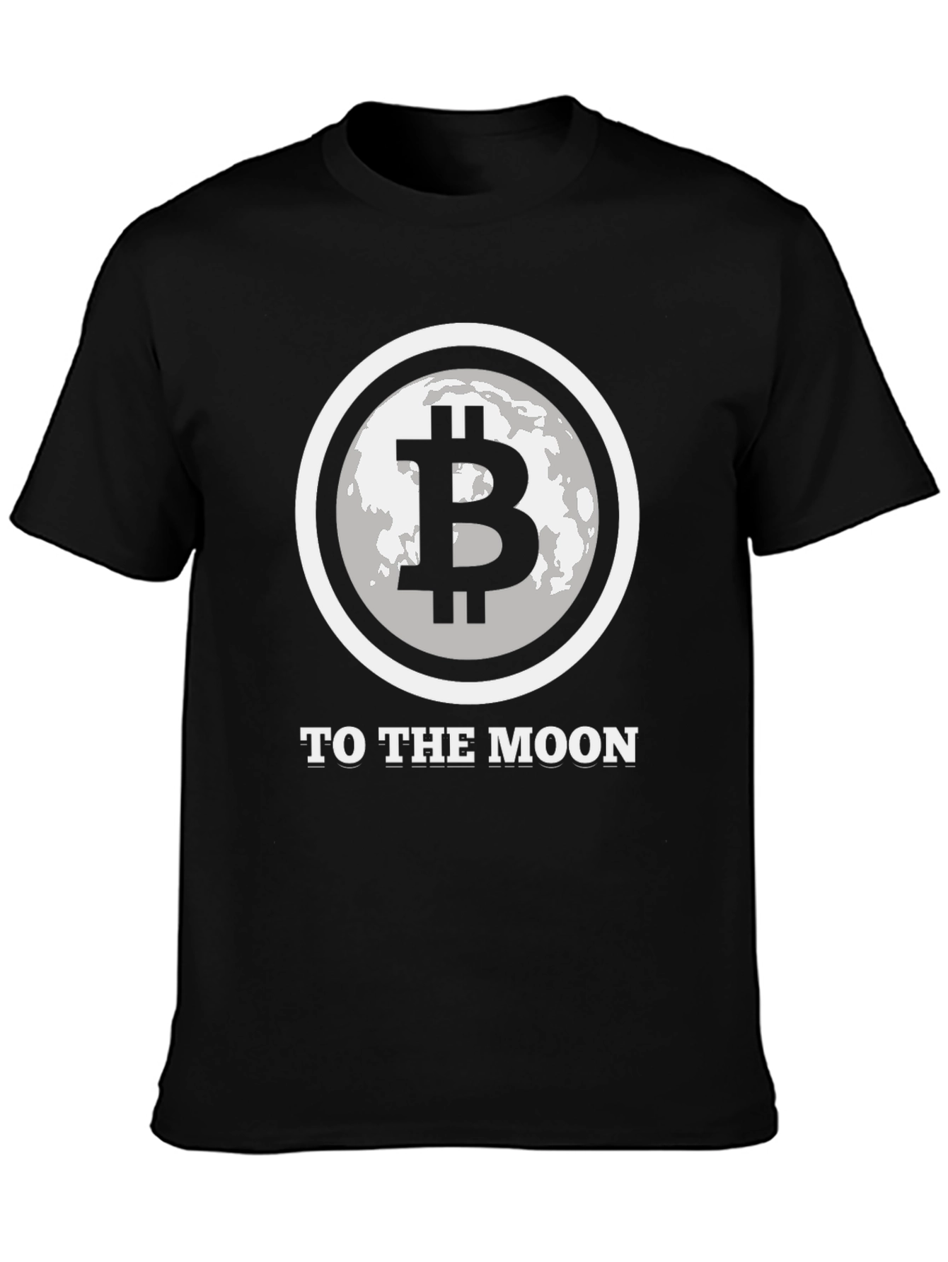 Bitcoin To The Moon Graphic T-Shirt