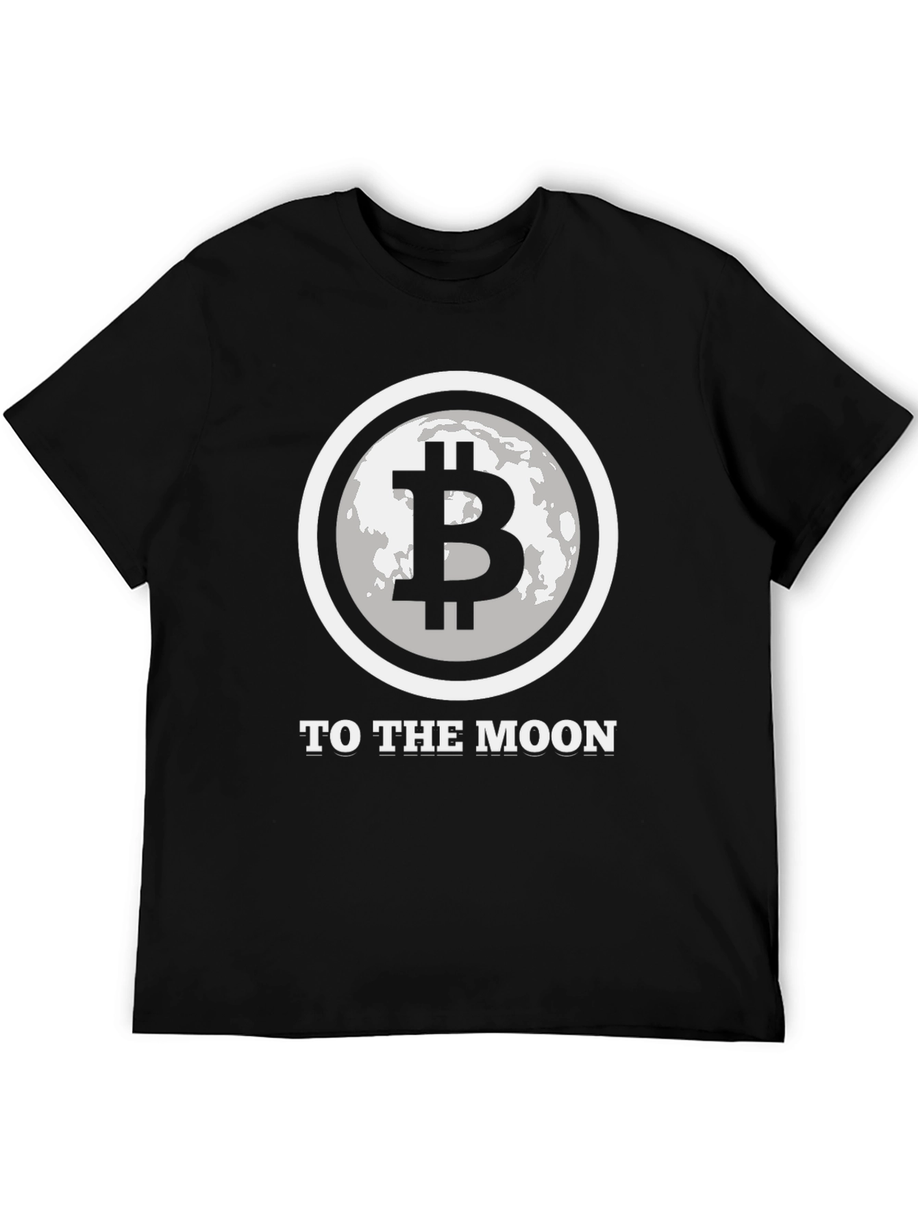 Bitcoin To The Moon Graphic T-Shirt