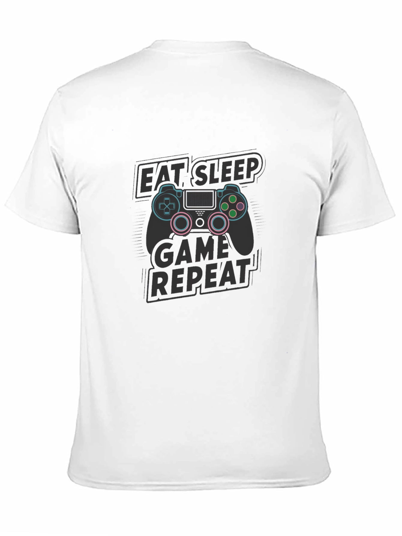Eat Sleep Game Repeat T-Shirt - Gamer Style Tee