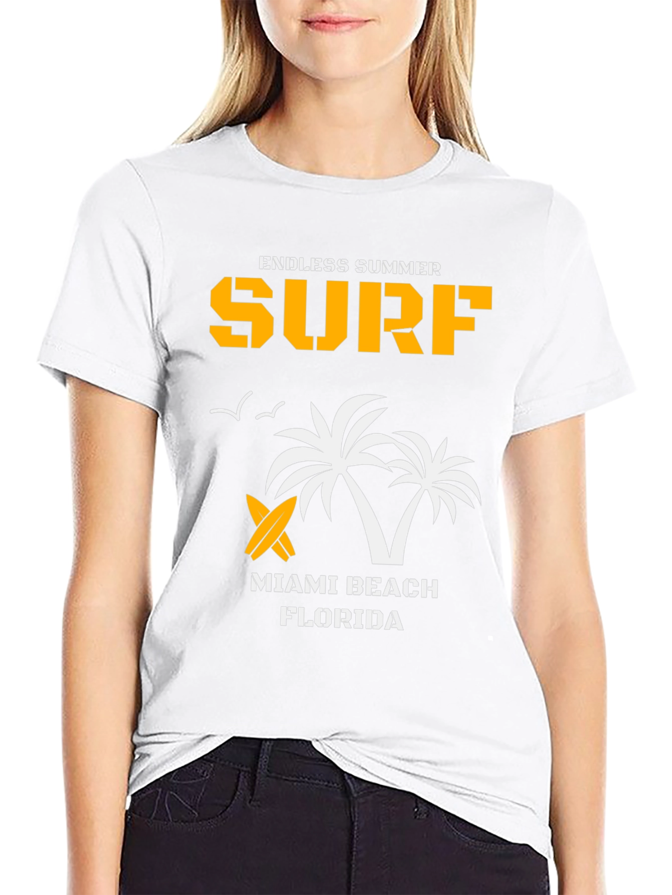 Endless Summer Surf T-Shirt - Miami Beach Florida