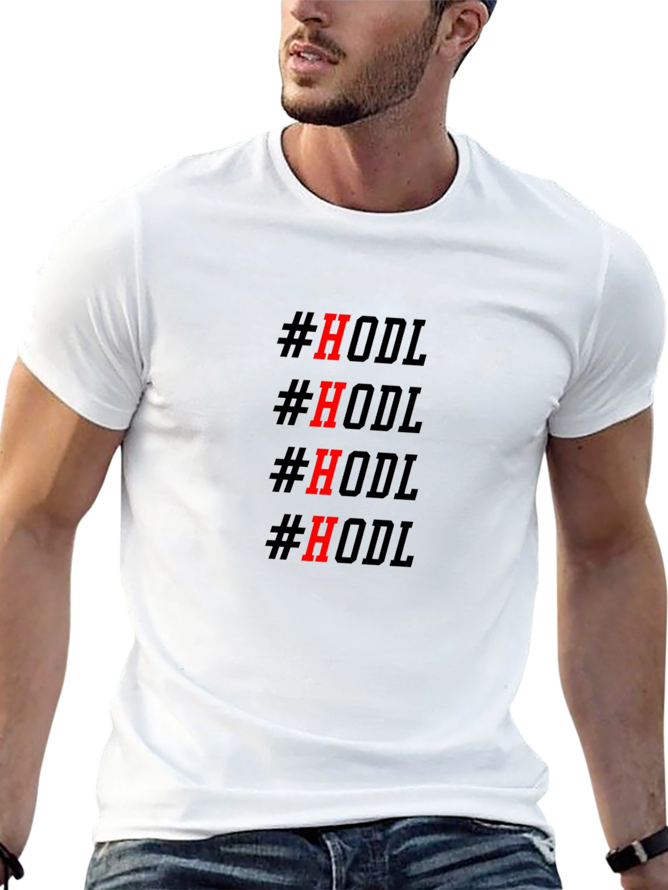 #HODL Graphic Tee - Crypto Investor T-Shirt