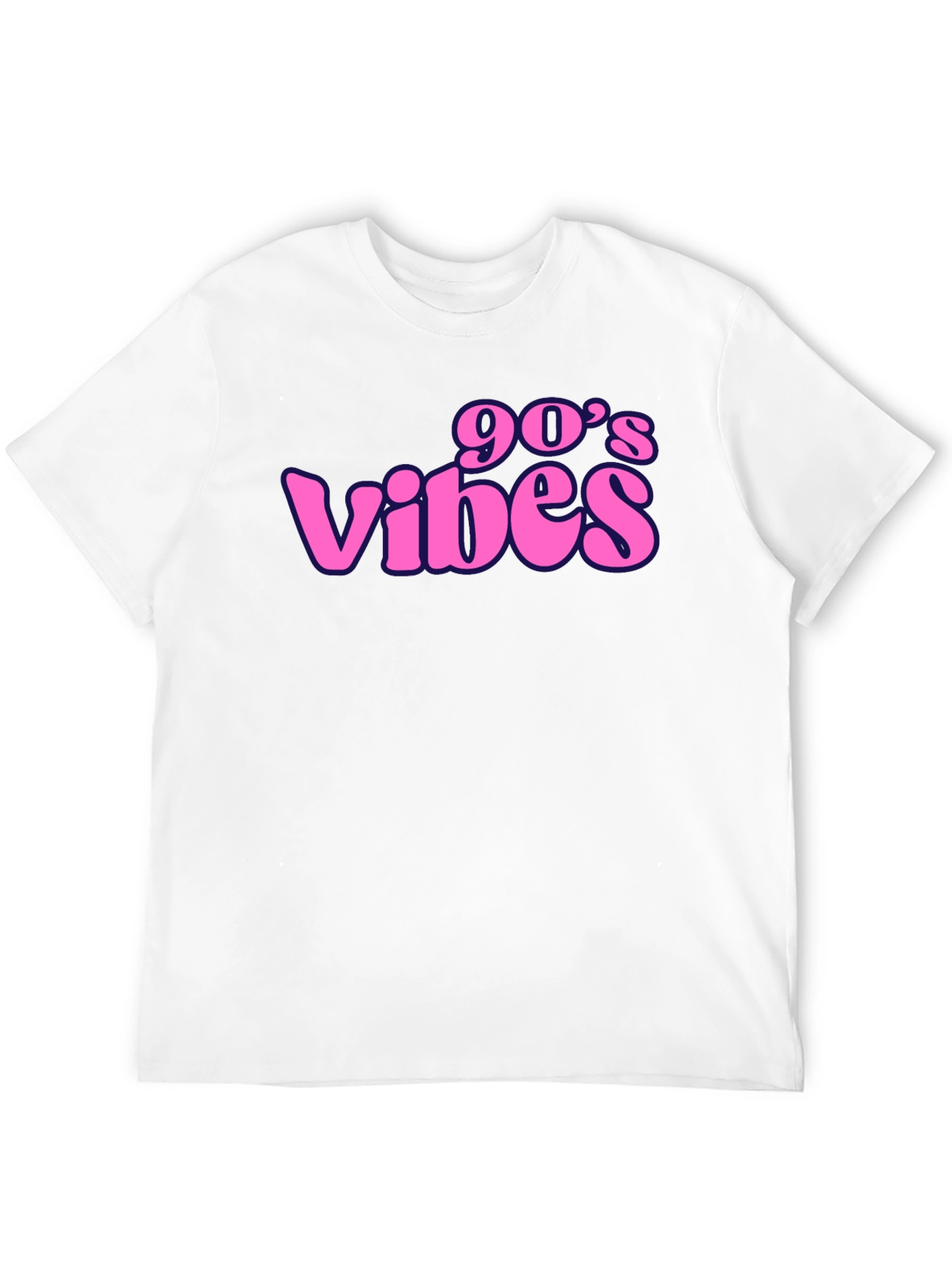 90s Vibes Black Graphic T-Shirt