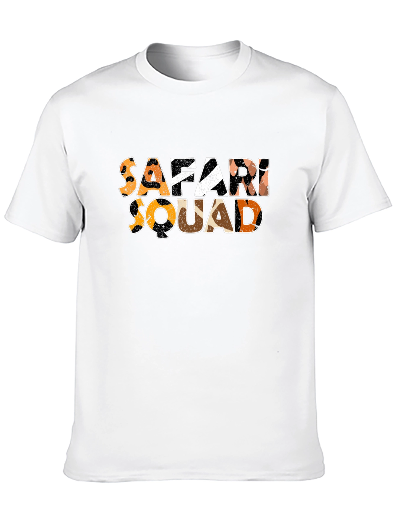 Safari Squad Graphic Tee - Stylish Animal Print Design