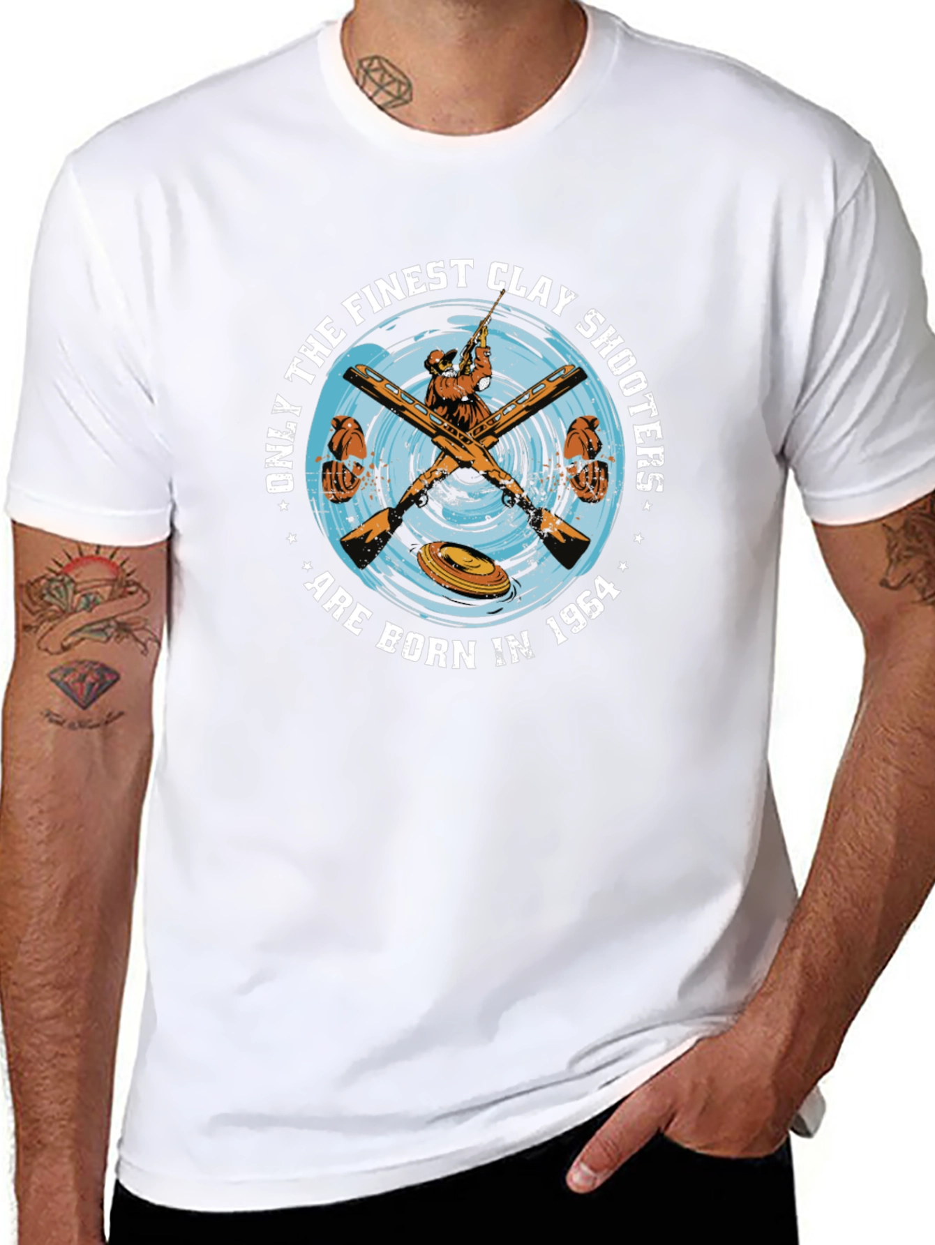 Finest Clay Shooters Born in 1964 T-Shirt