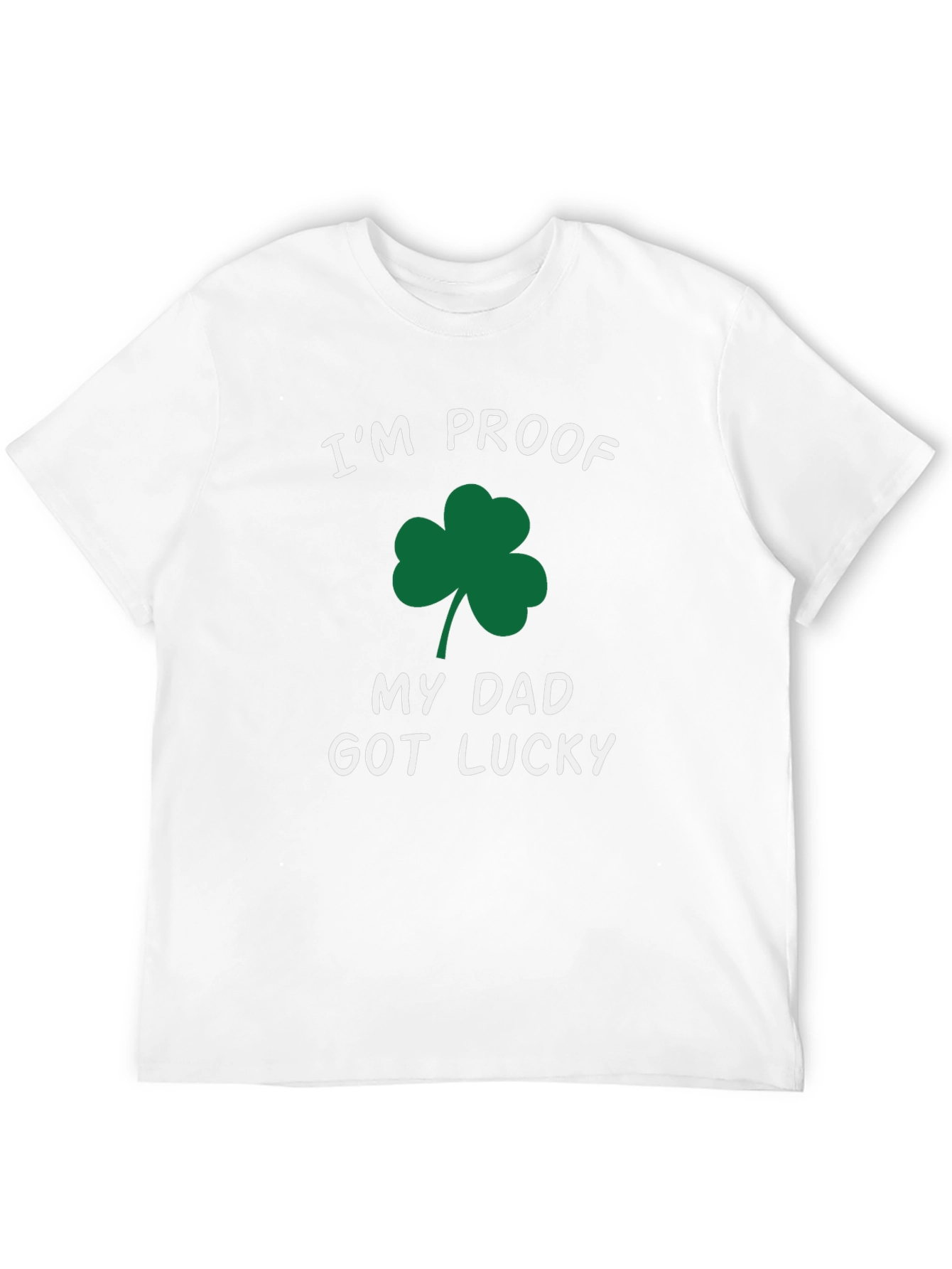 Lucky Dad T-Shirt - Shamrock Graphic Tee