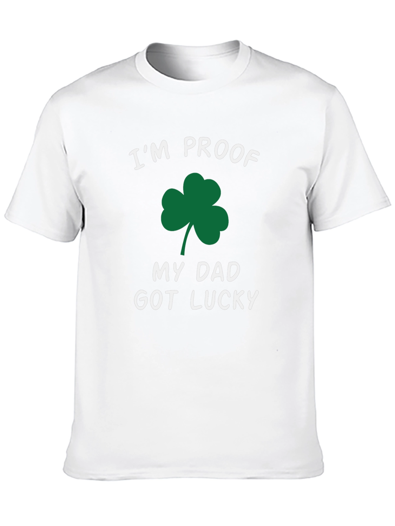 Lucky Dad T-Shirt - Shamrock Graphic Tee
