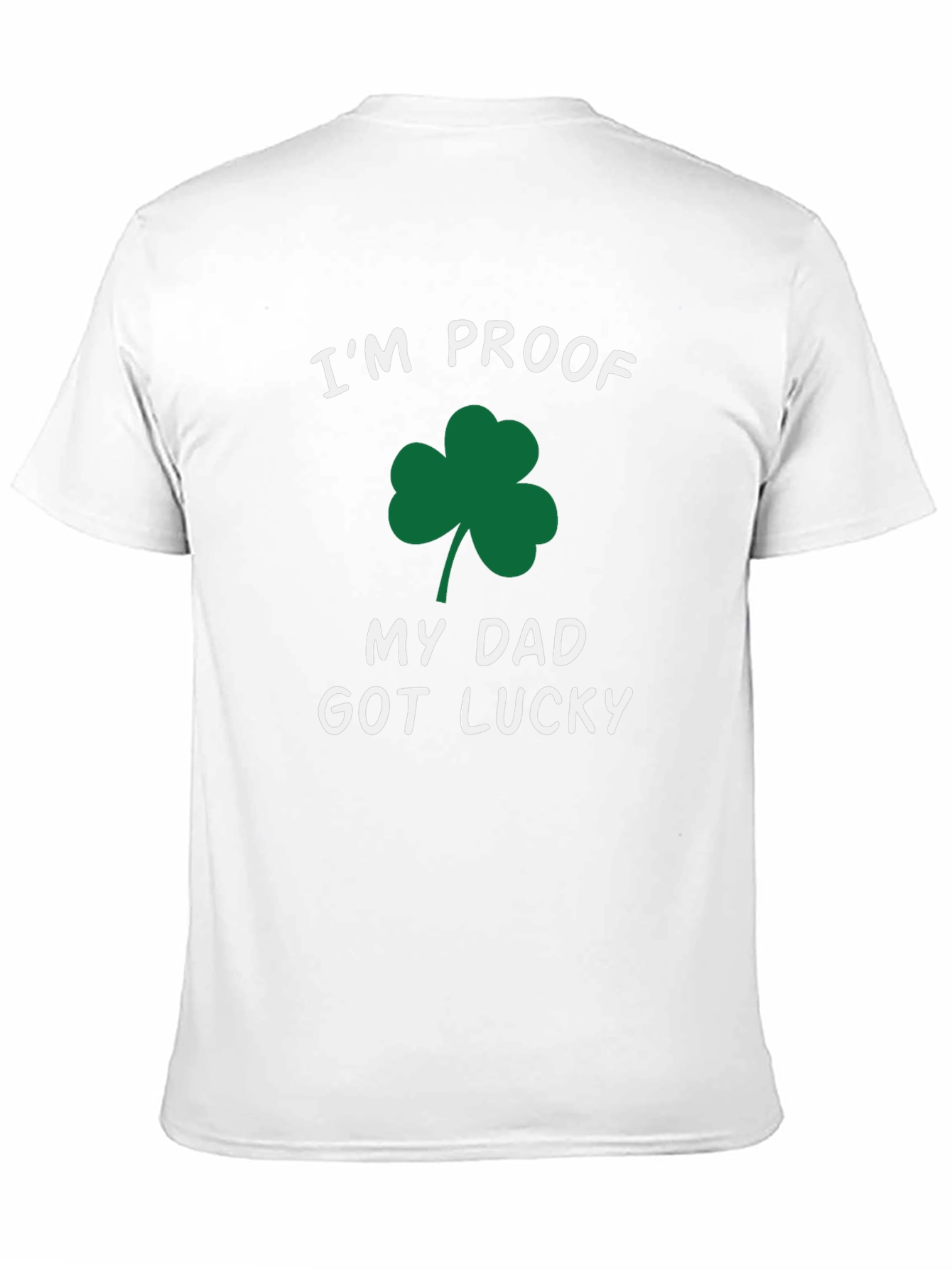 Lucky Dad T-Shirt - Shamrock Graphic Tee