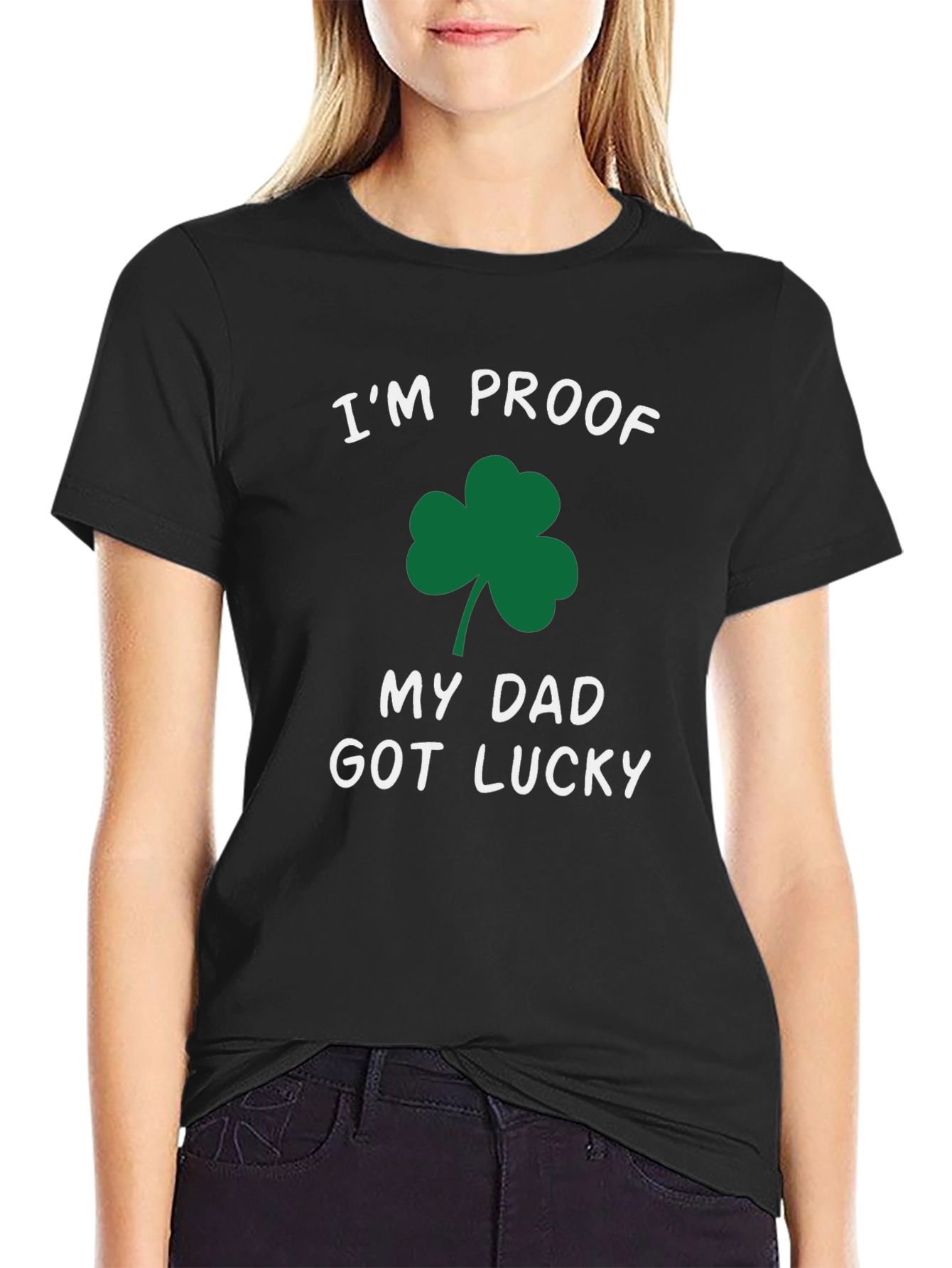Lucky Dad T-Shirt - Shamrock Graphic Tee