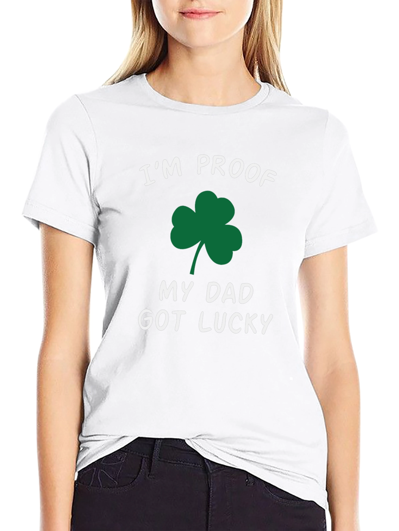 Lucky Dad T-Shirt - Shamrock Graphic Tee