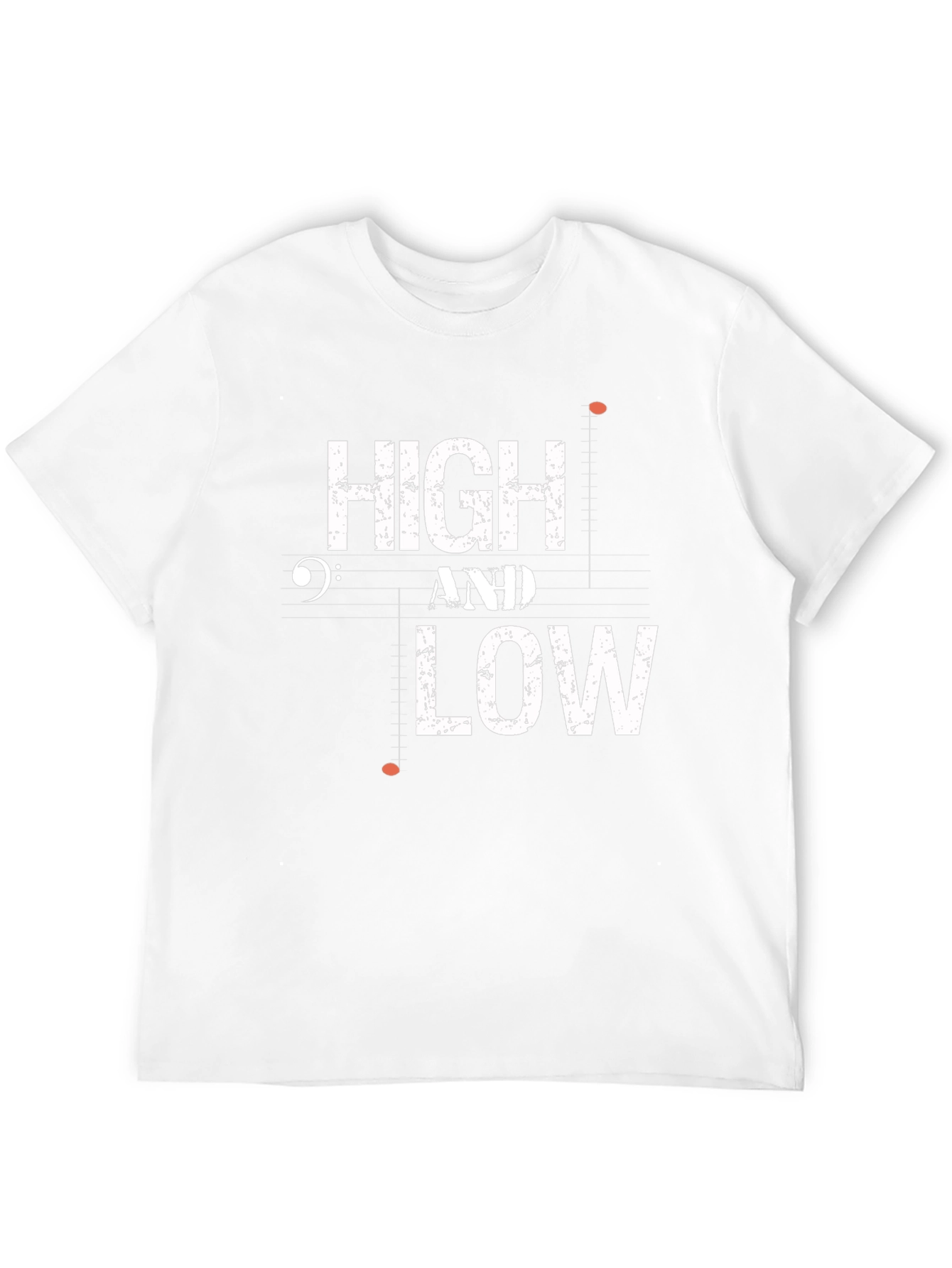 High and Low Music T-Shirt