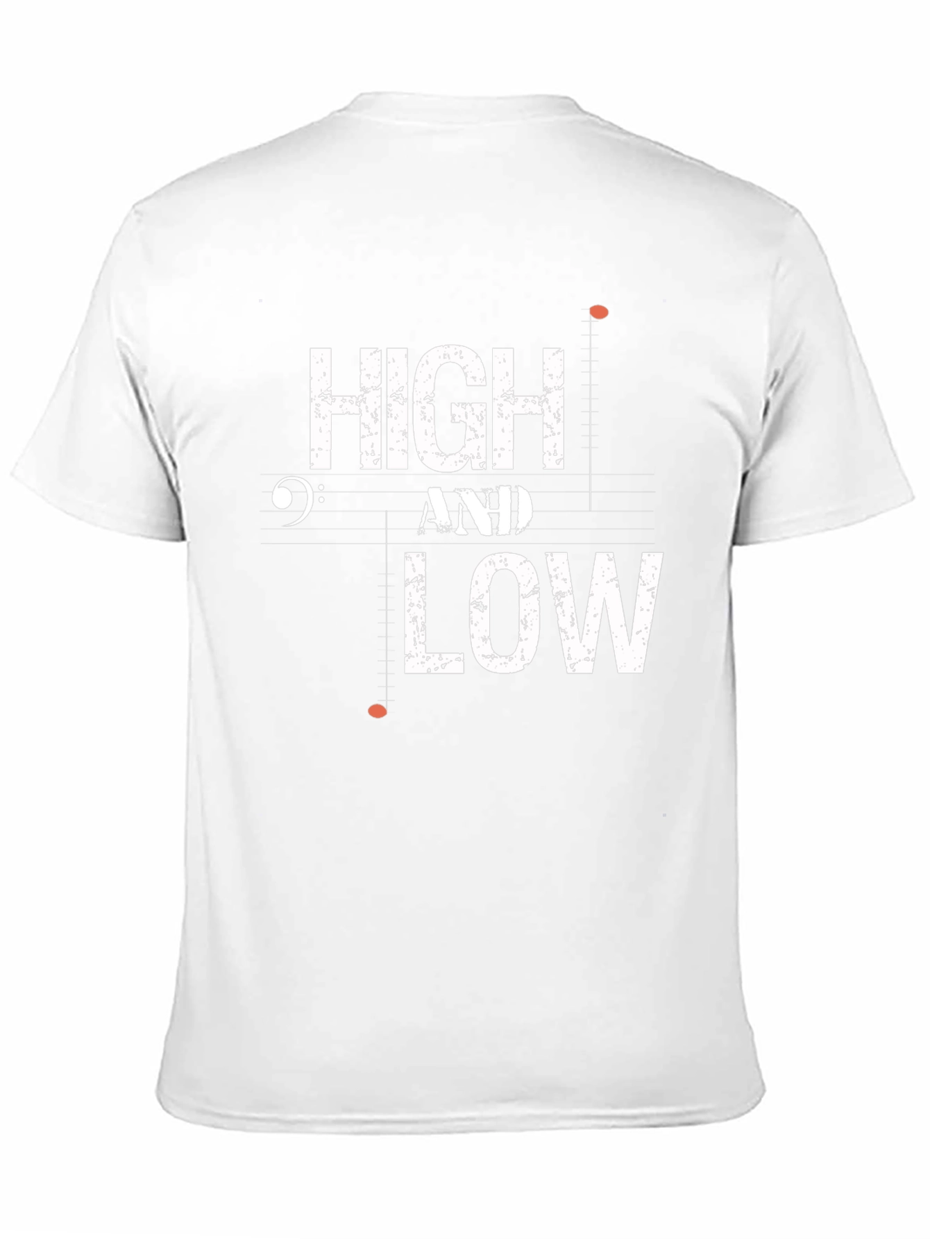 High and Low Music T-Shirt