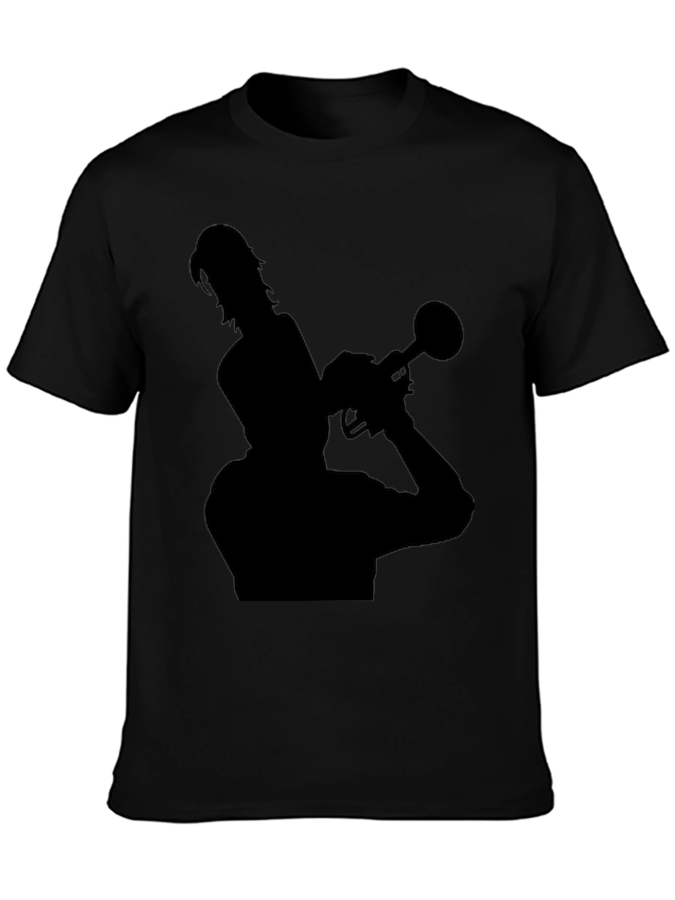 Silhouette Trumpet Player Black T-Shirt