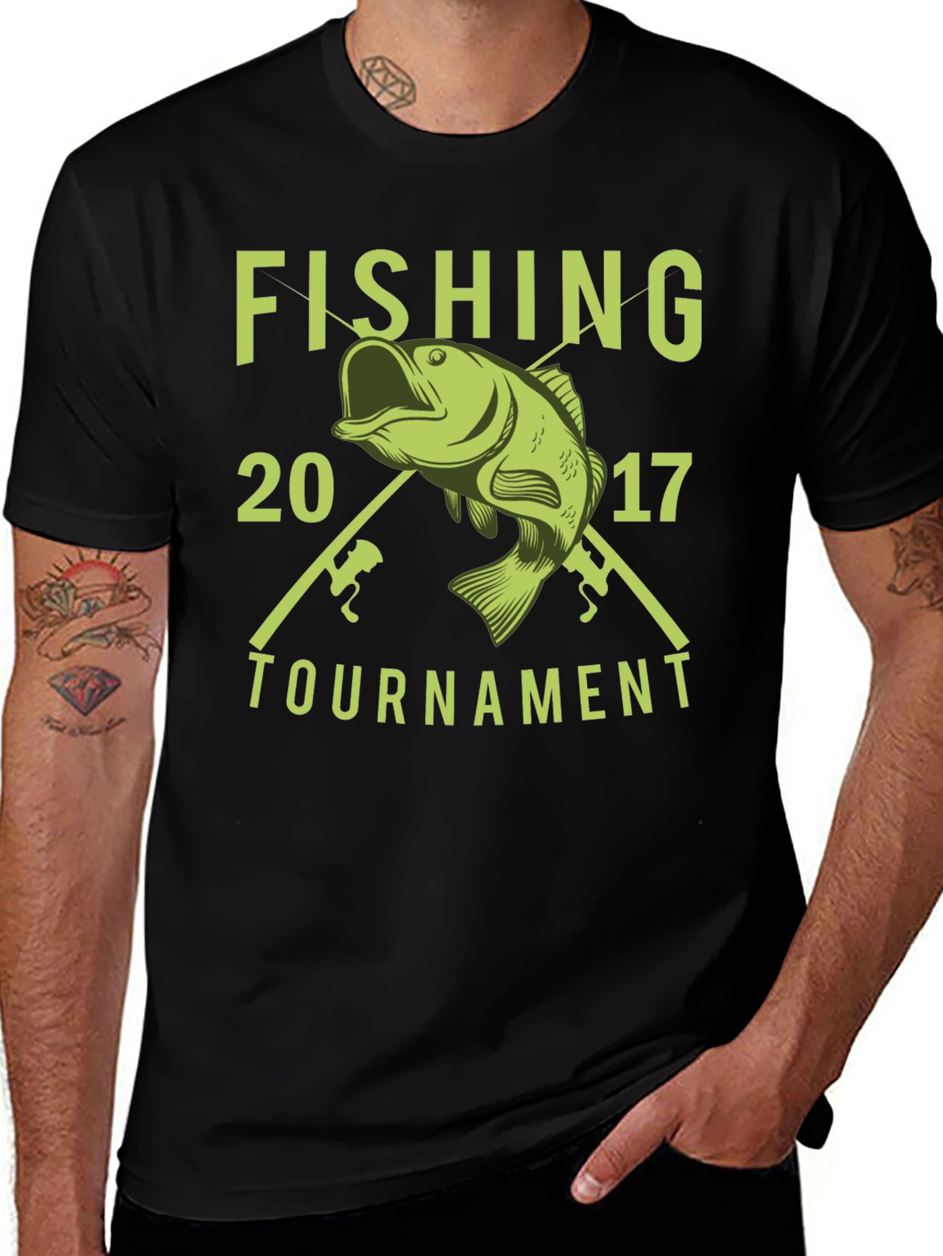 Fishing Tournament 2017 Graphic T-Shirt