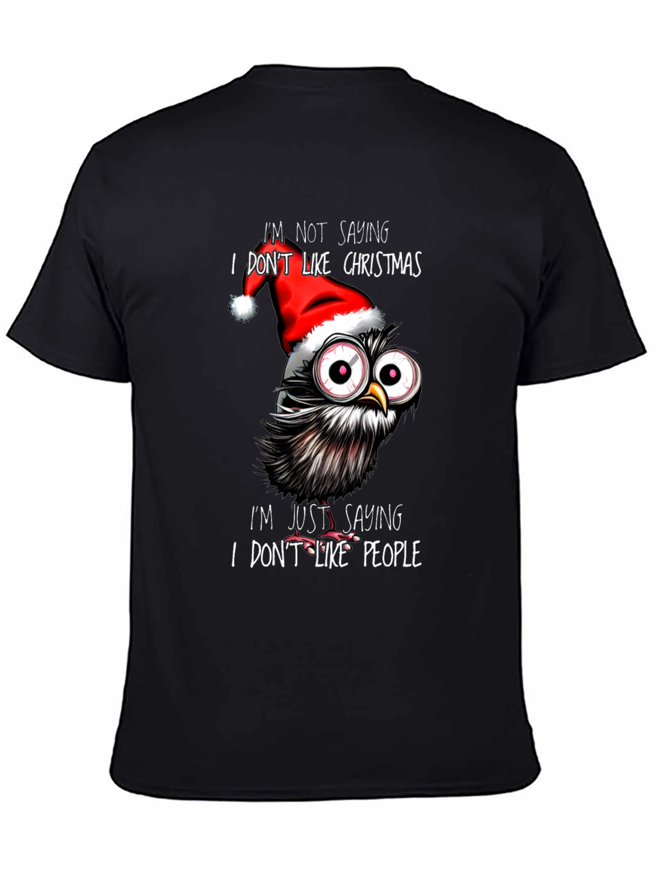 Grumpy Christmas Owl T-Shirt