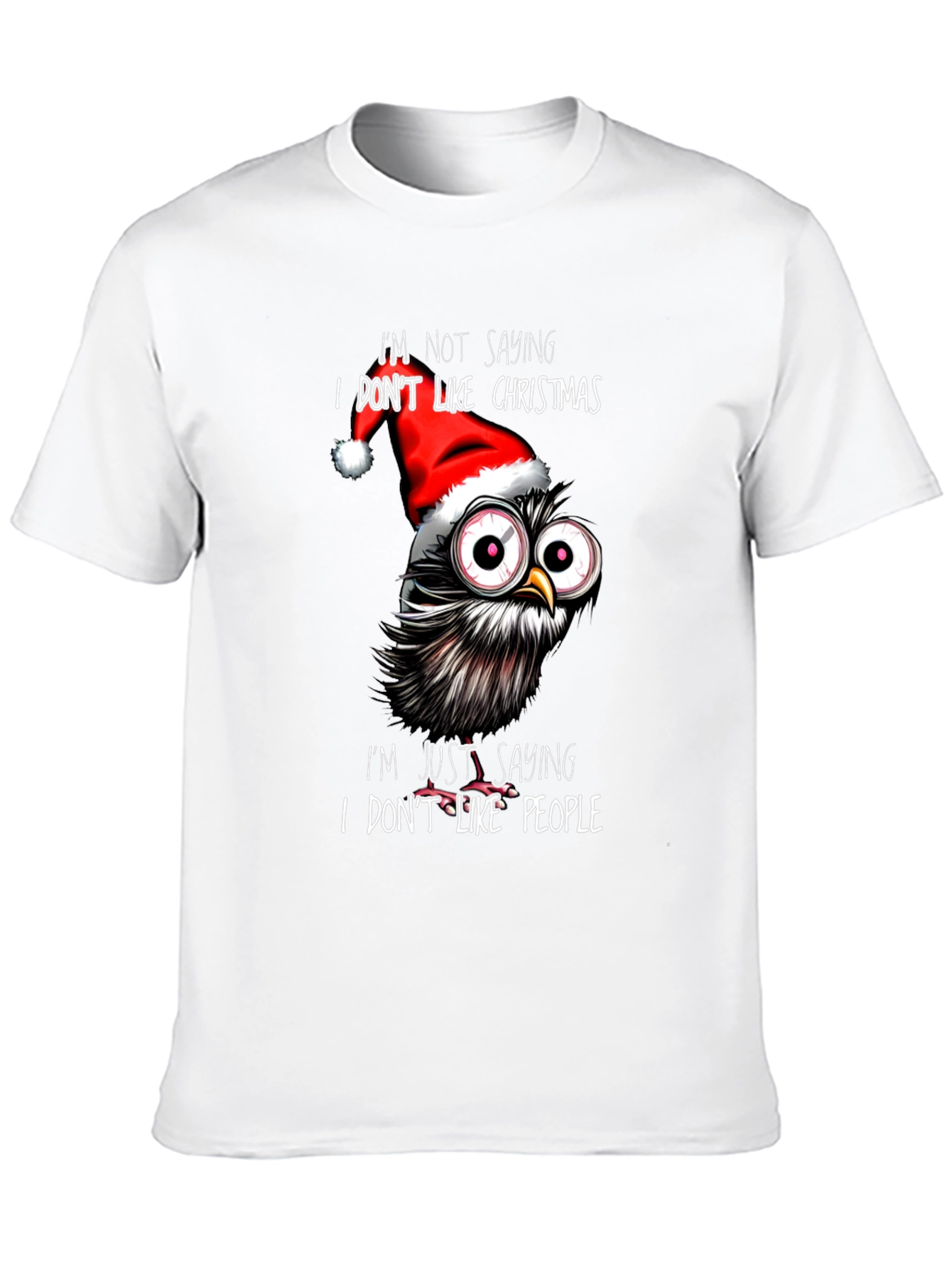 Grumpy Christmas Owl T-Shirt