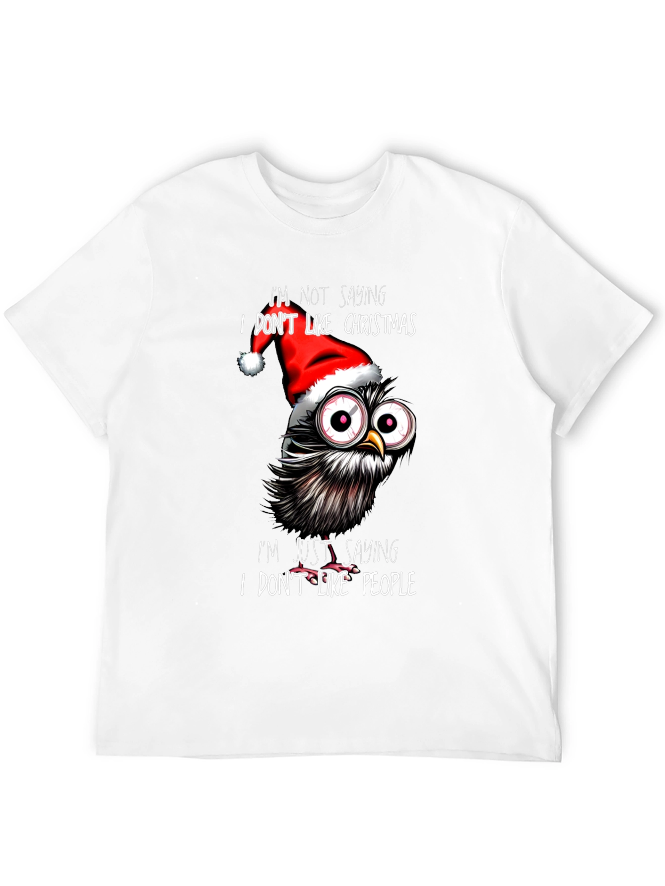 Grumpy Christmas Owl T-Shirt