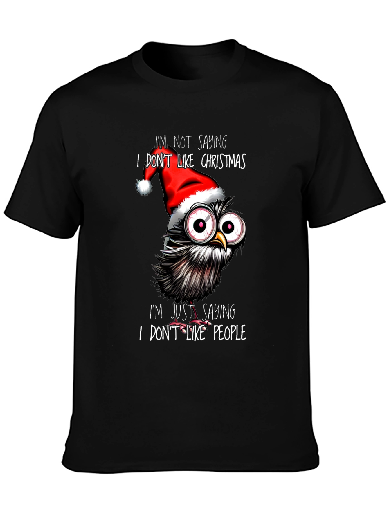 Grumpy Christmas Owl T-Shirt