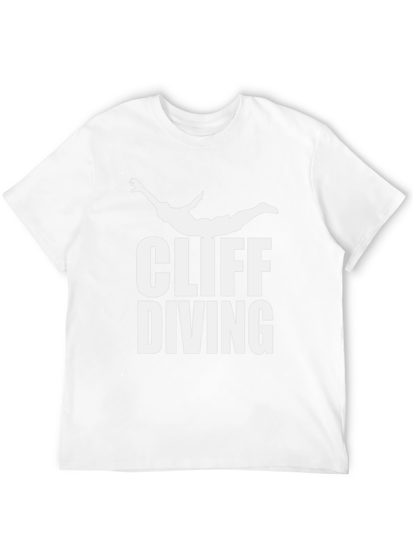 Cliff Diving T-Shirt - Black Graphic Tee
