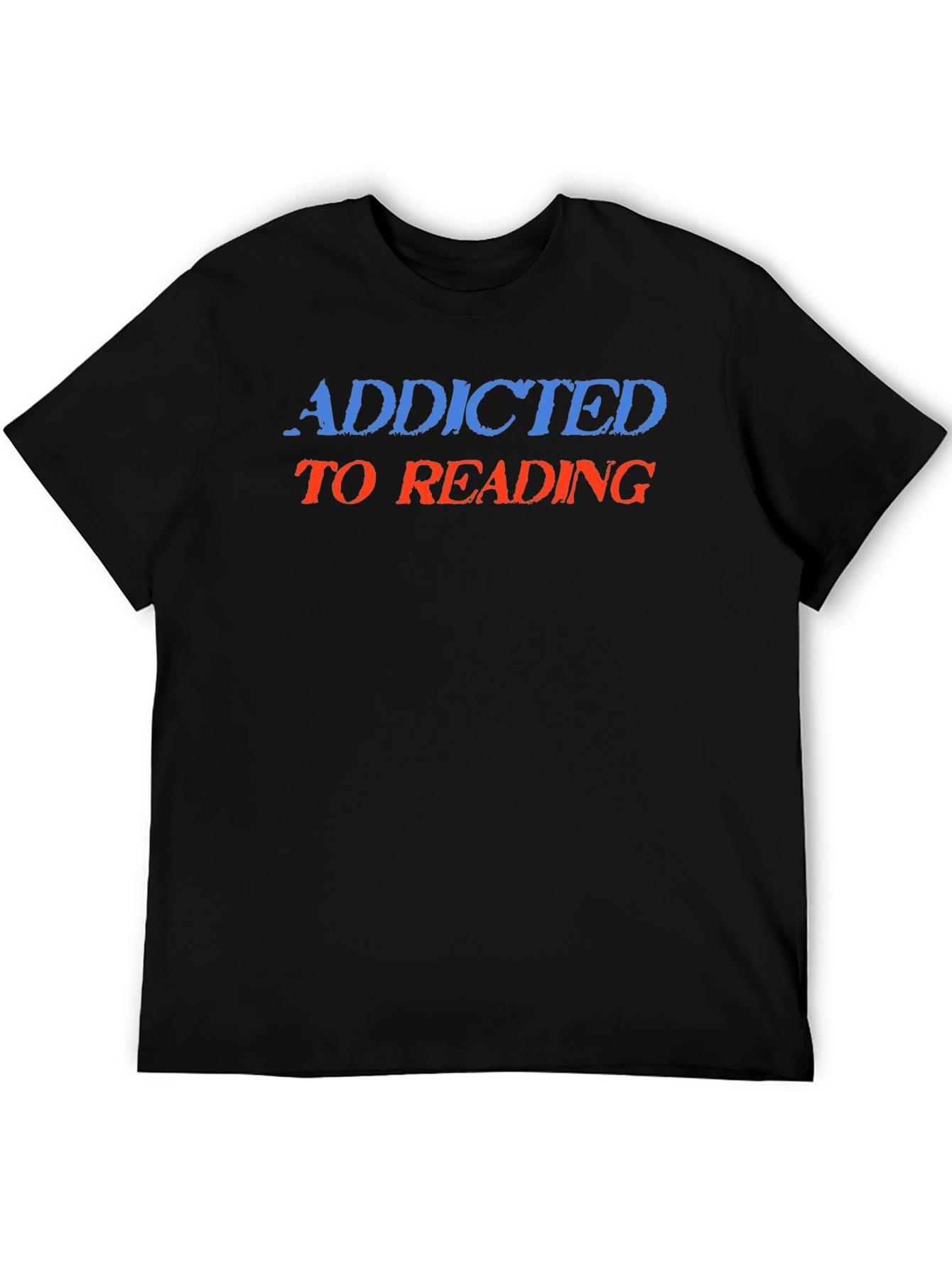 Addicted to Reading Black T-Shirt